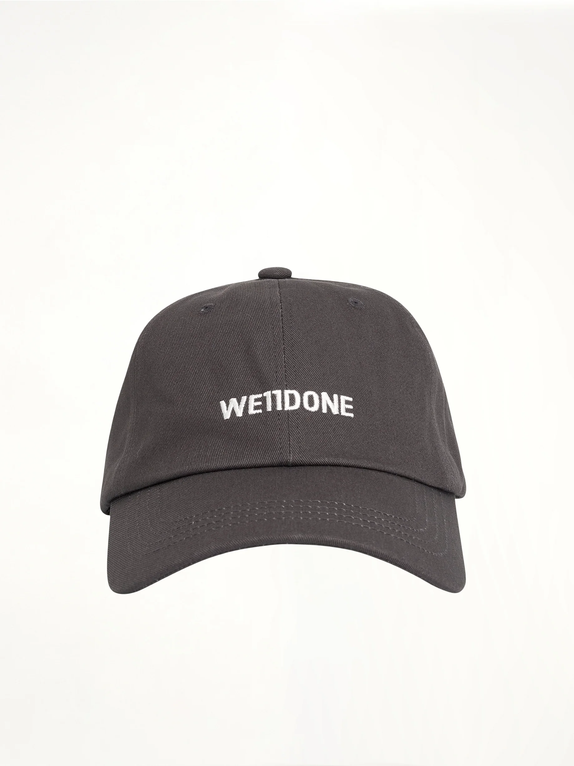 Basic Small Logo Cap in Charcoal