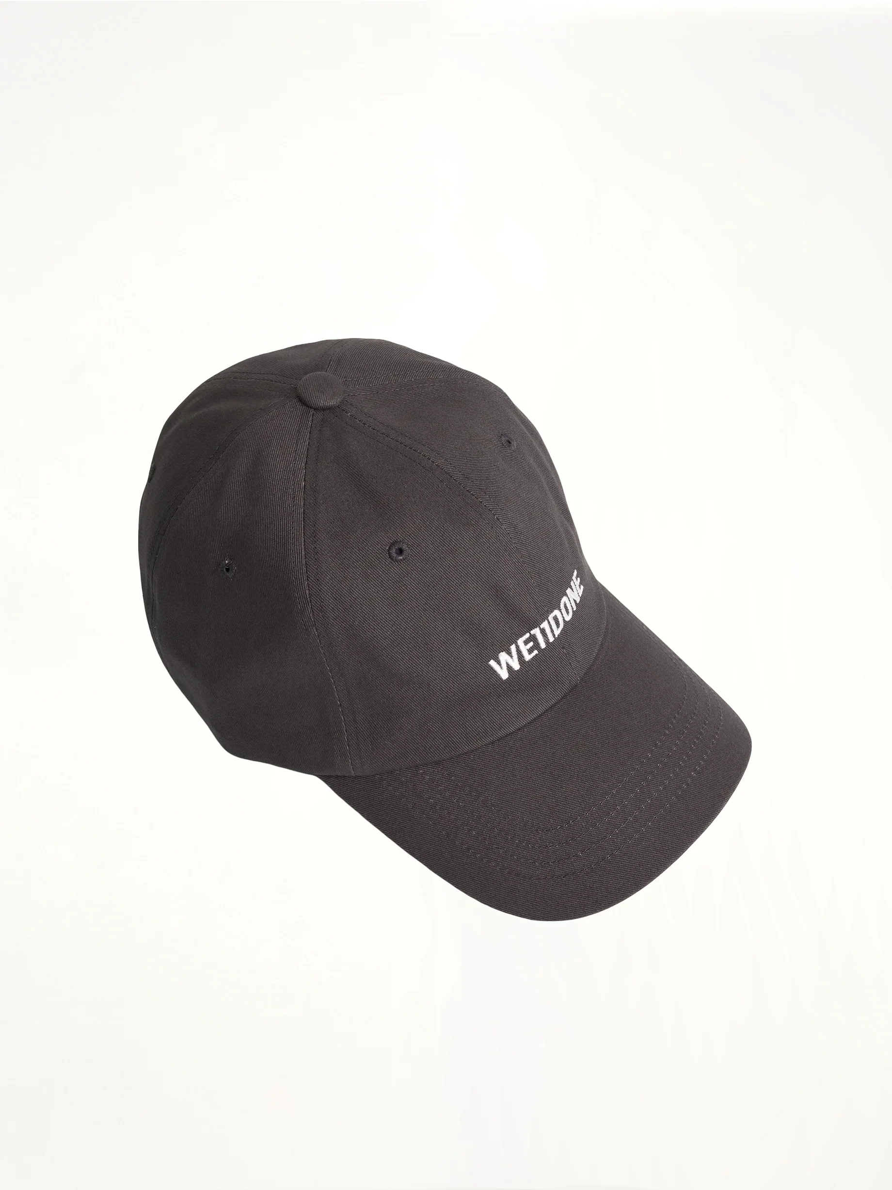 Basic Small Logo Cap in Charcoal - Image 4
