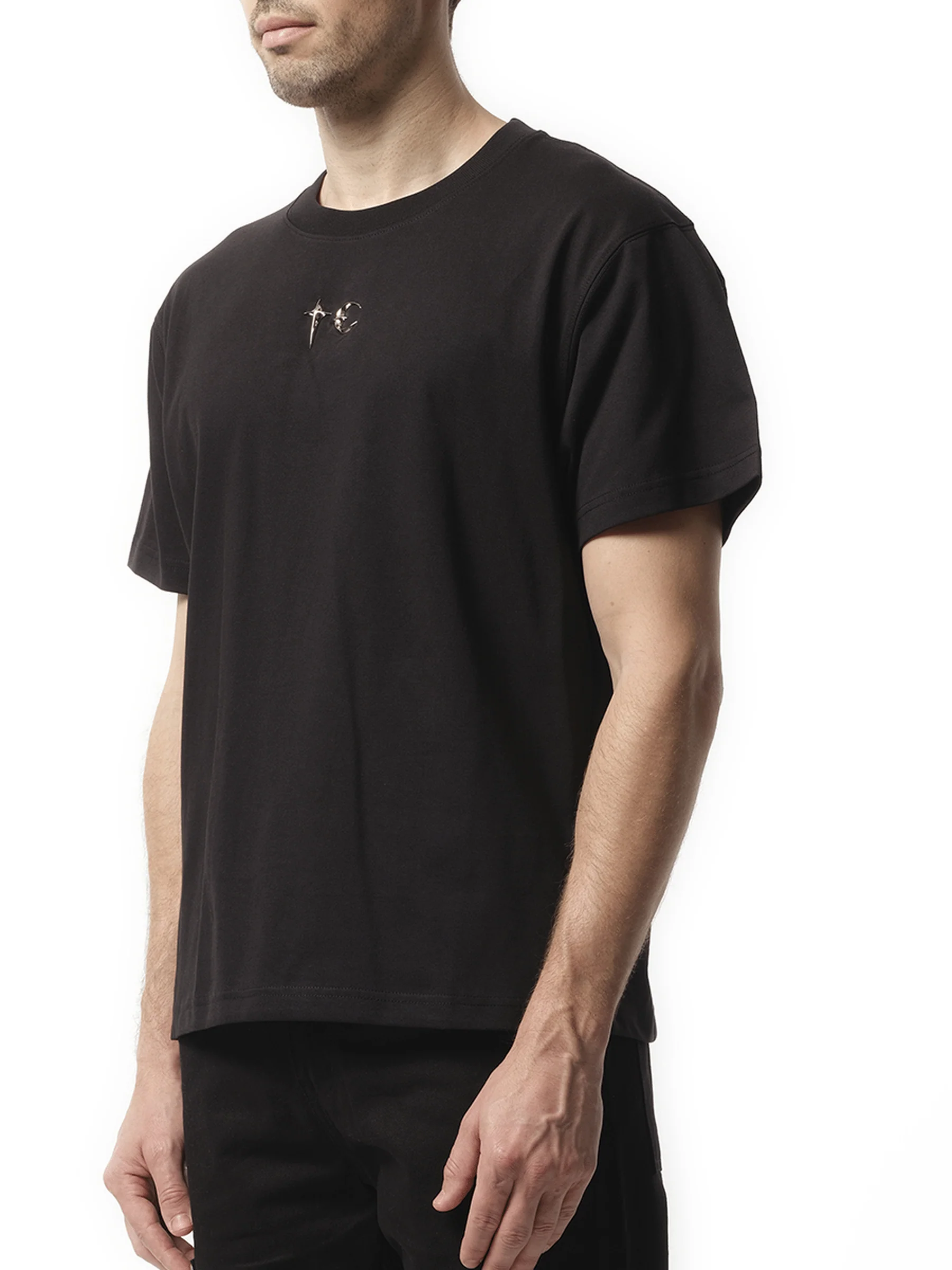 Basic T-Shirt in Black - Image 5