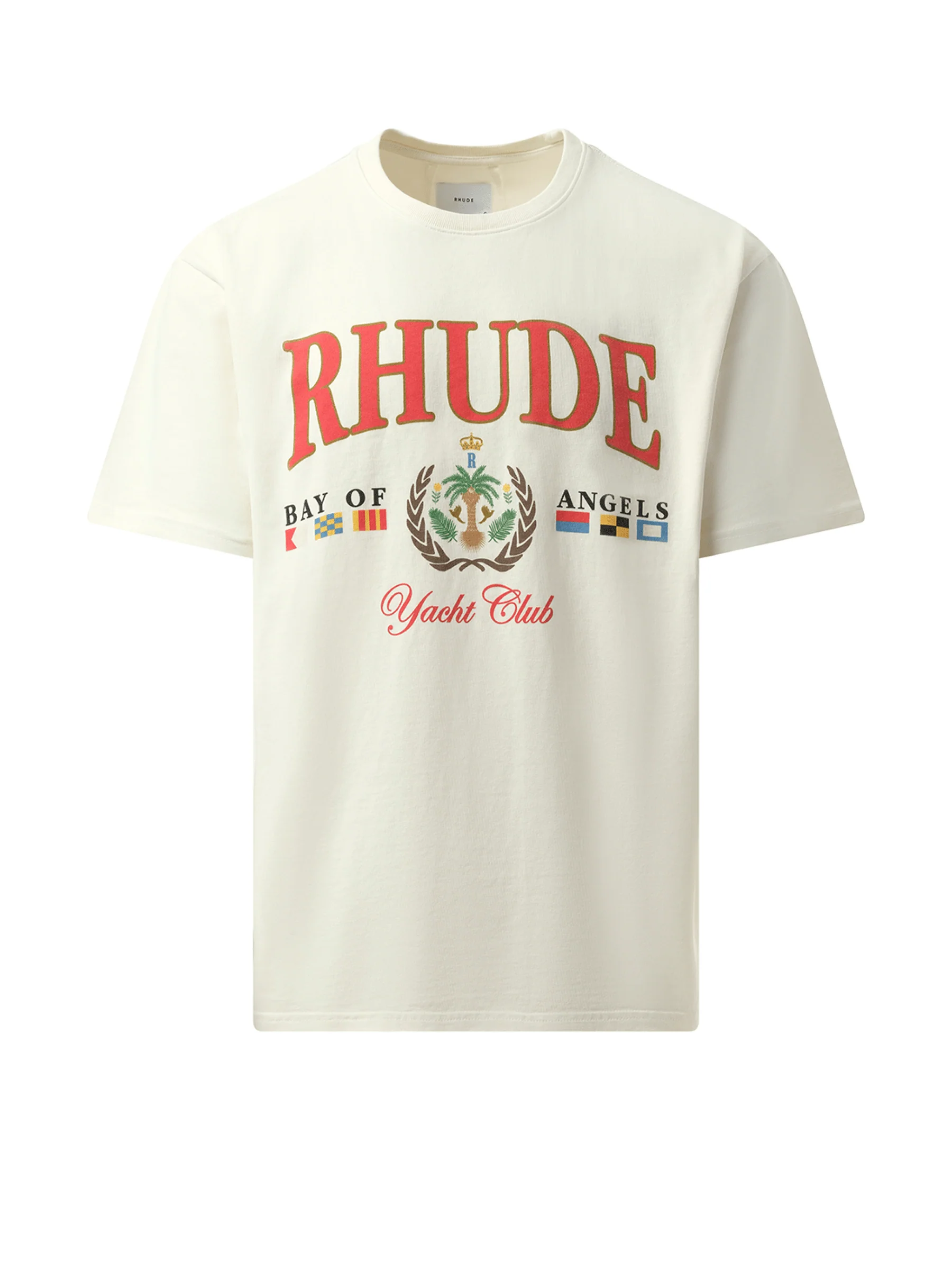 Bay of Angels Yacht T-Shirt in Vintage White - Image 2