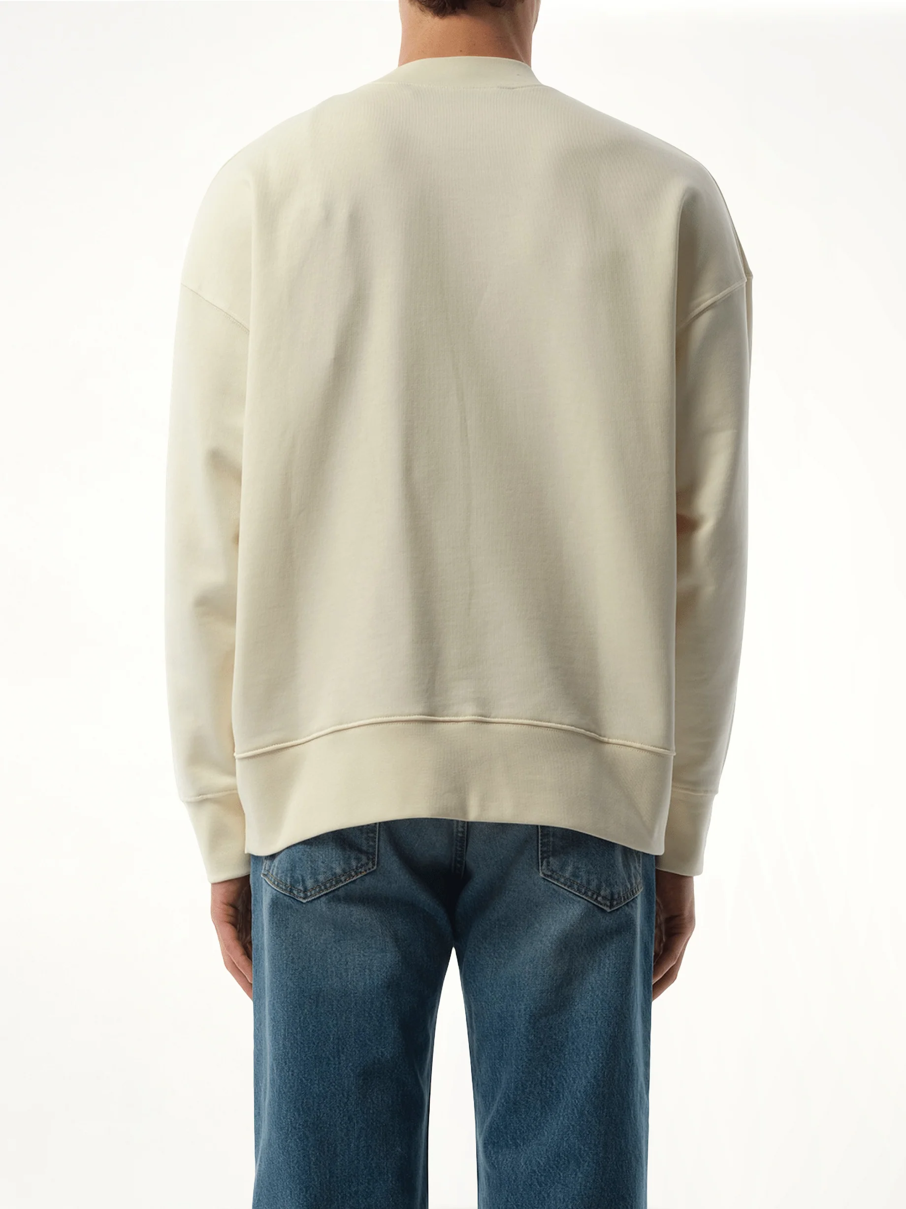 Bear in Mind Sweatshirt in Off White/Brown - Image 6