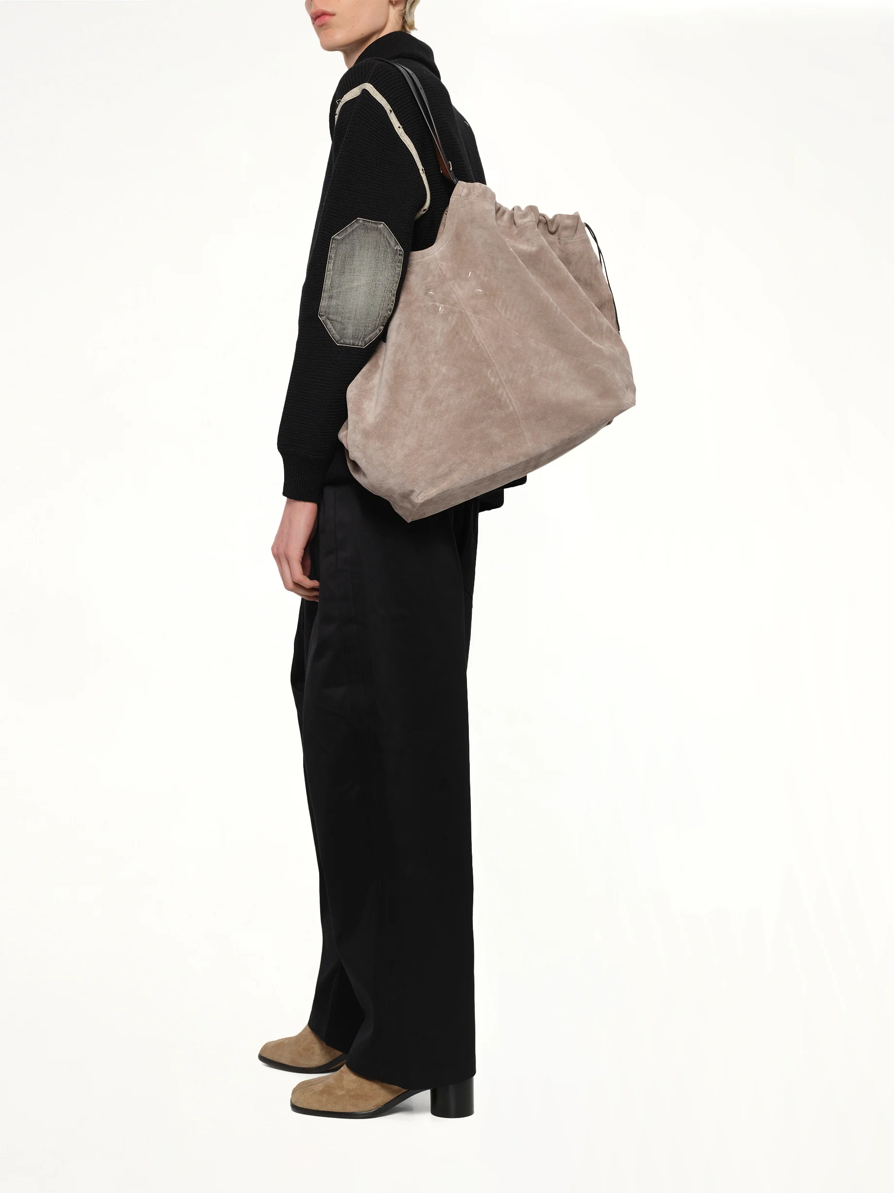 Belt Bag Shopping Vertical in Brown - Image 4