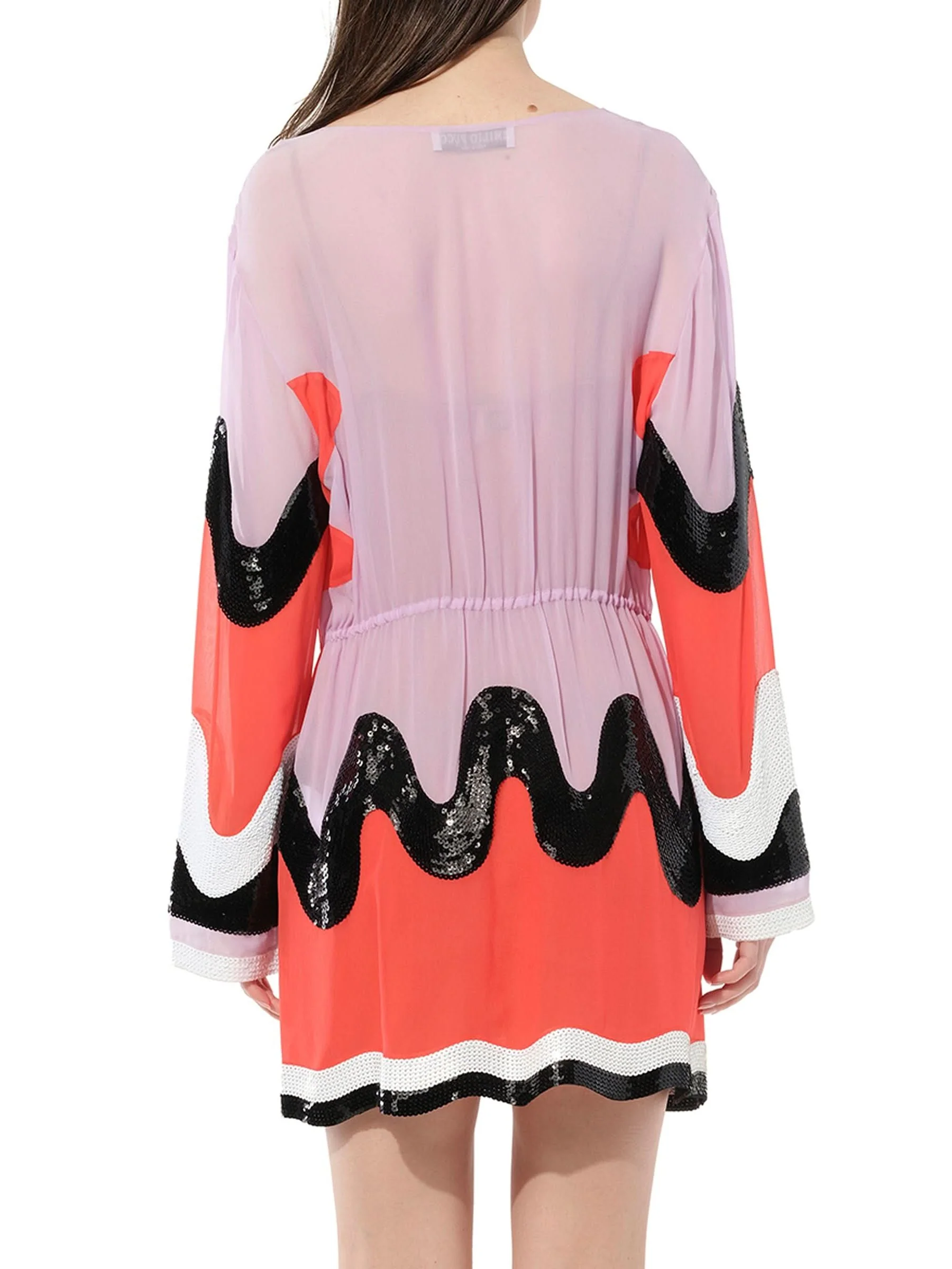 Belted Dress in Multicolor - Image 6
