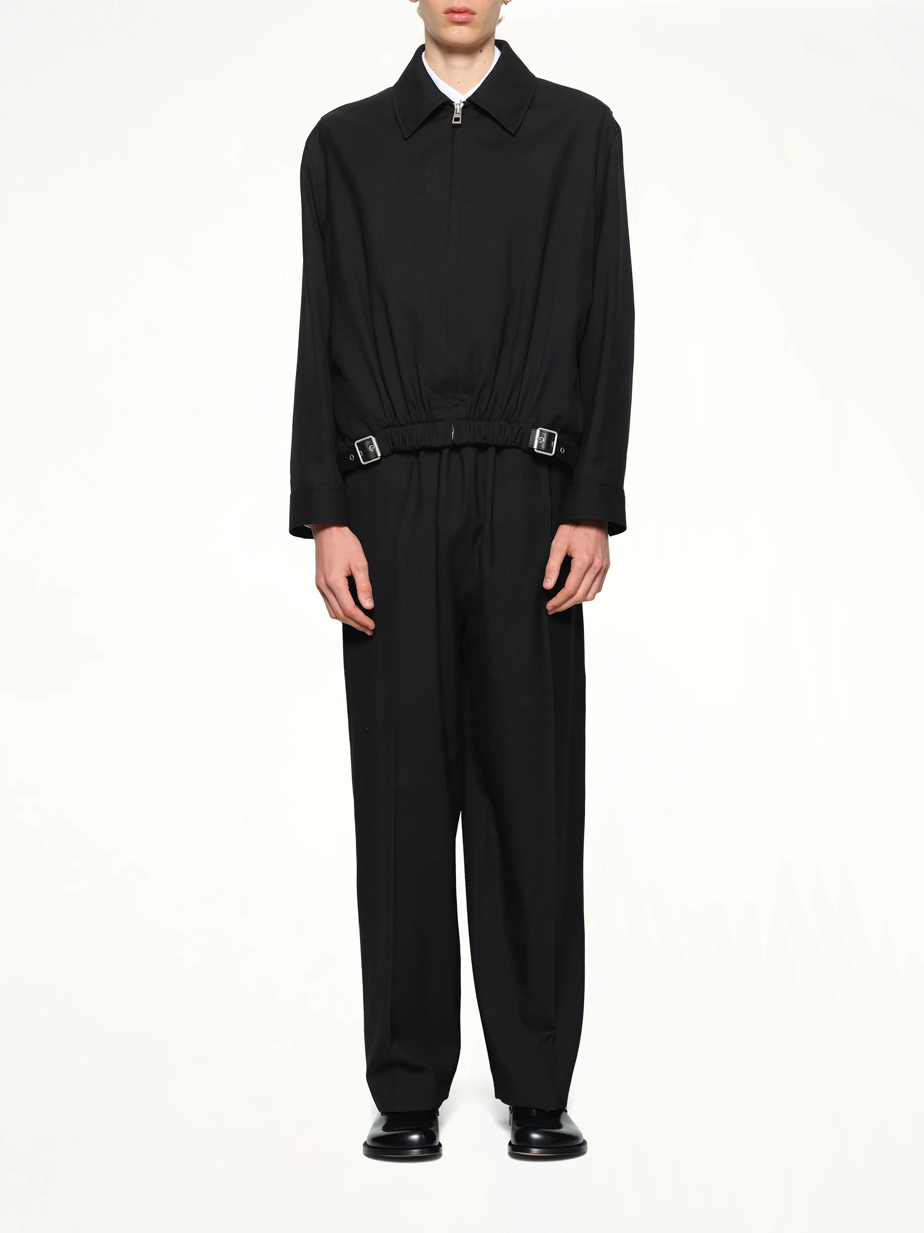Belted Jacket in Black - Image 7