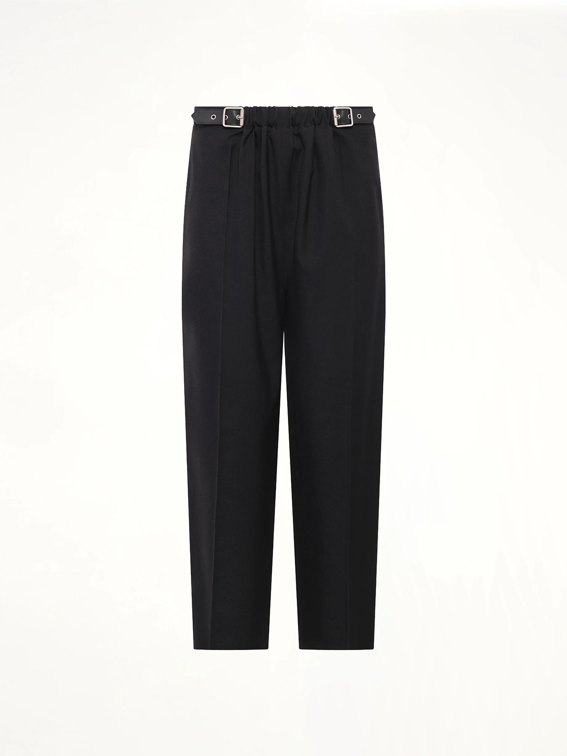 Belted Trousers in Black - Image 2