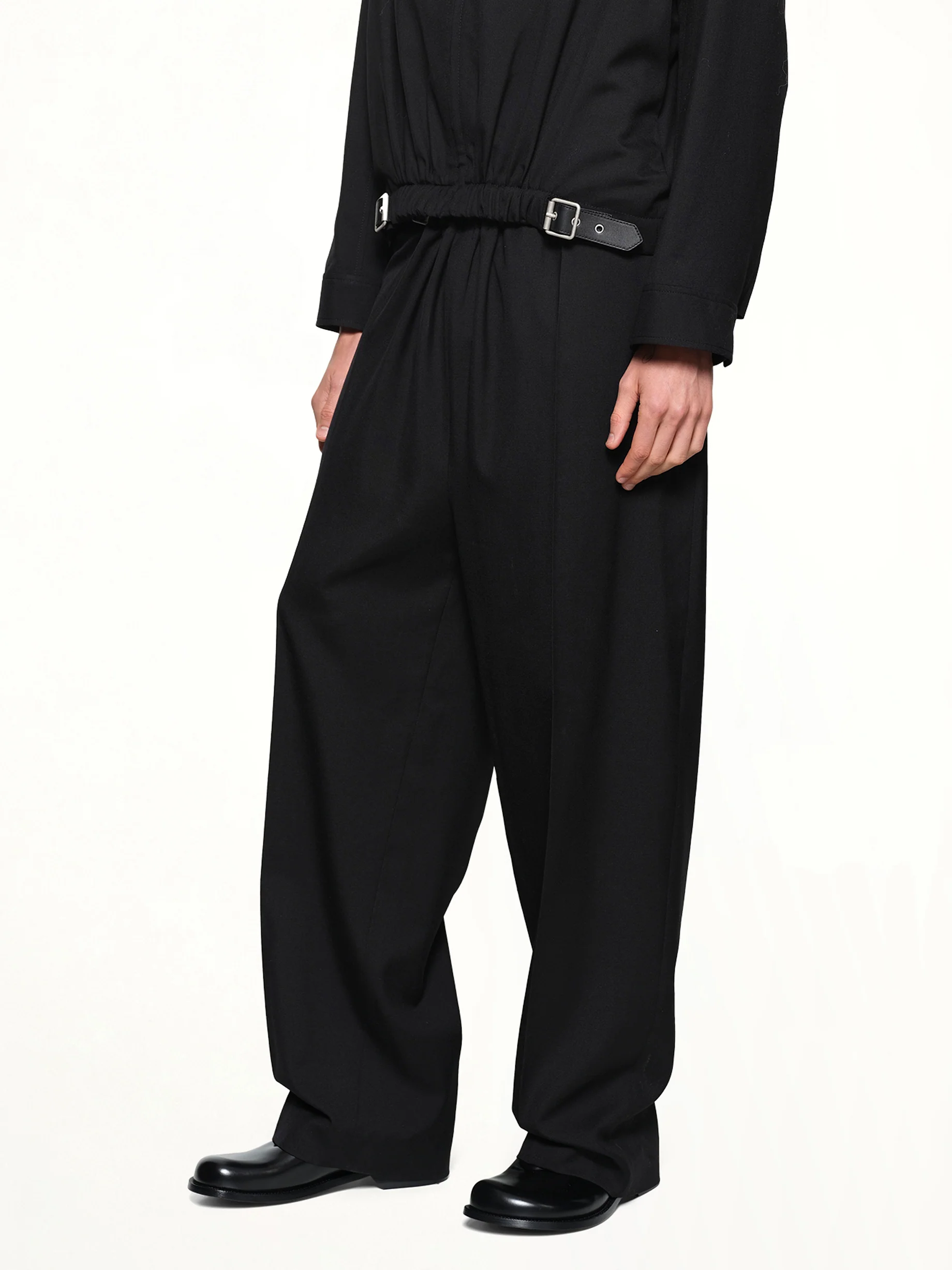 Belted Trousers in Black - Image 6