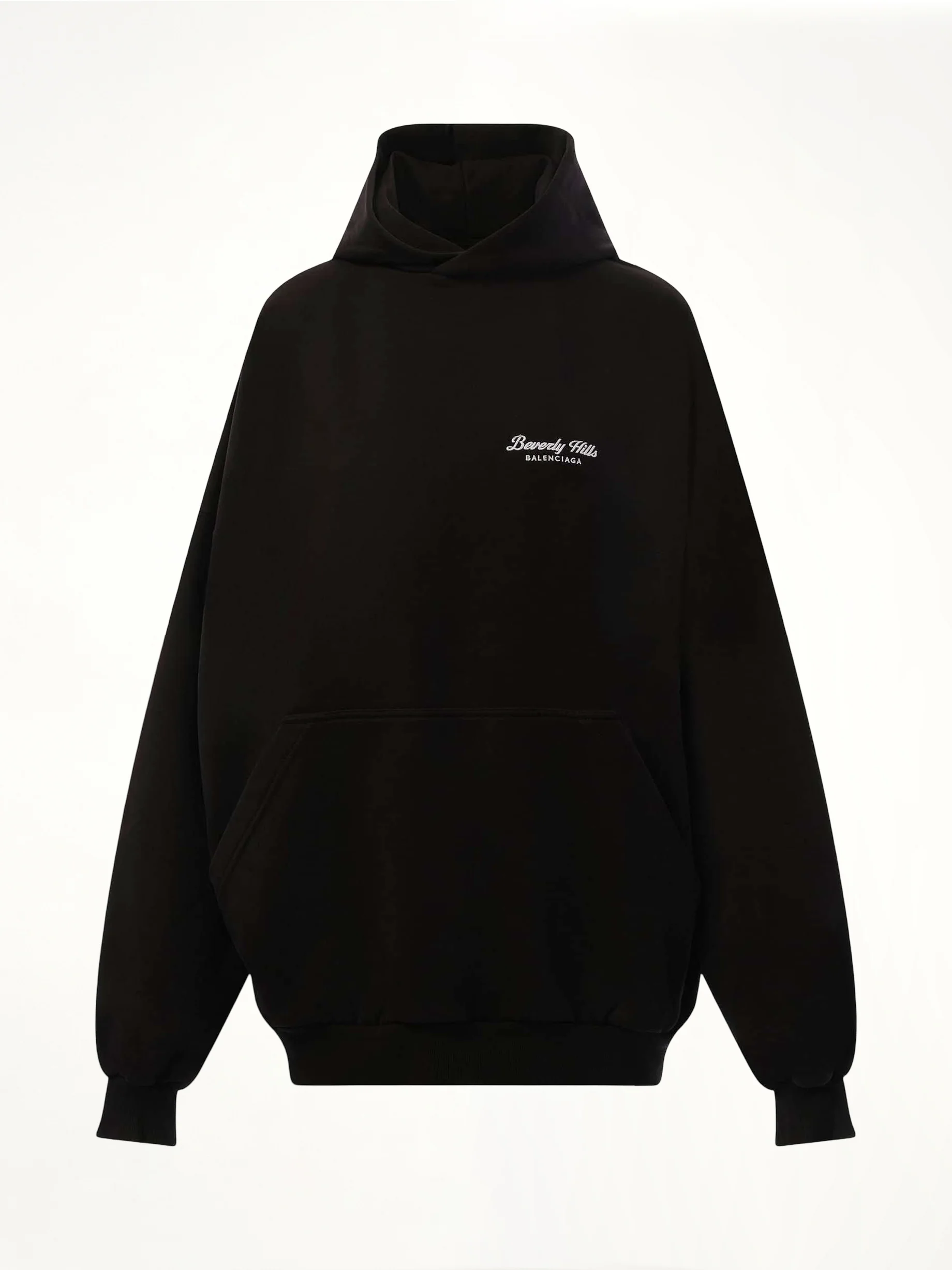 Beverly Hills Large Fit Hoodie in Washed Black - Image 2