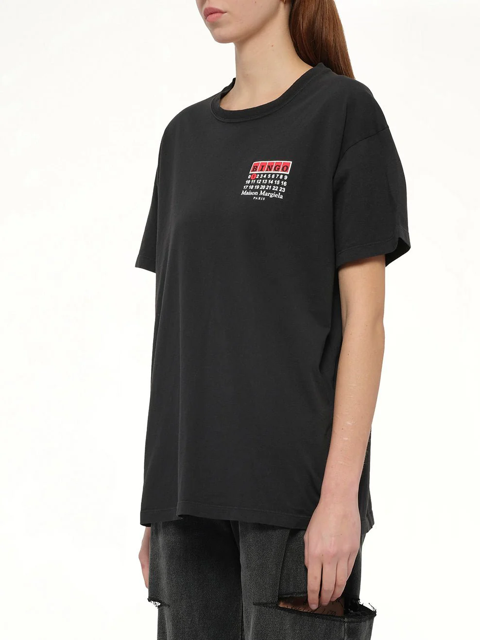 "Bingo" T-Shirt in Carbon - Image 3