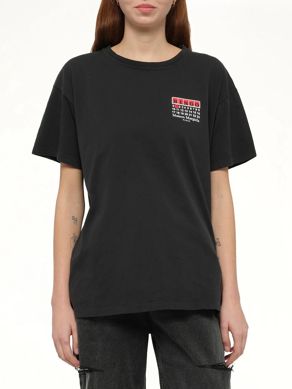 "Bingo" T-Shirt in Carbon - Image 6
