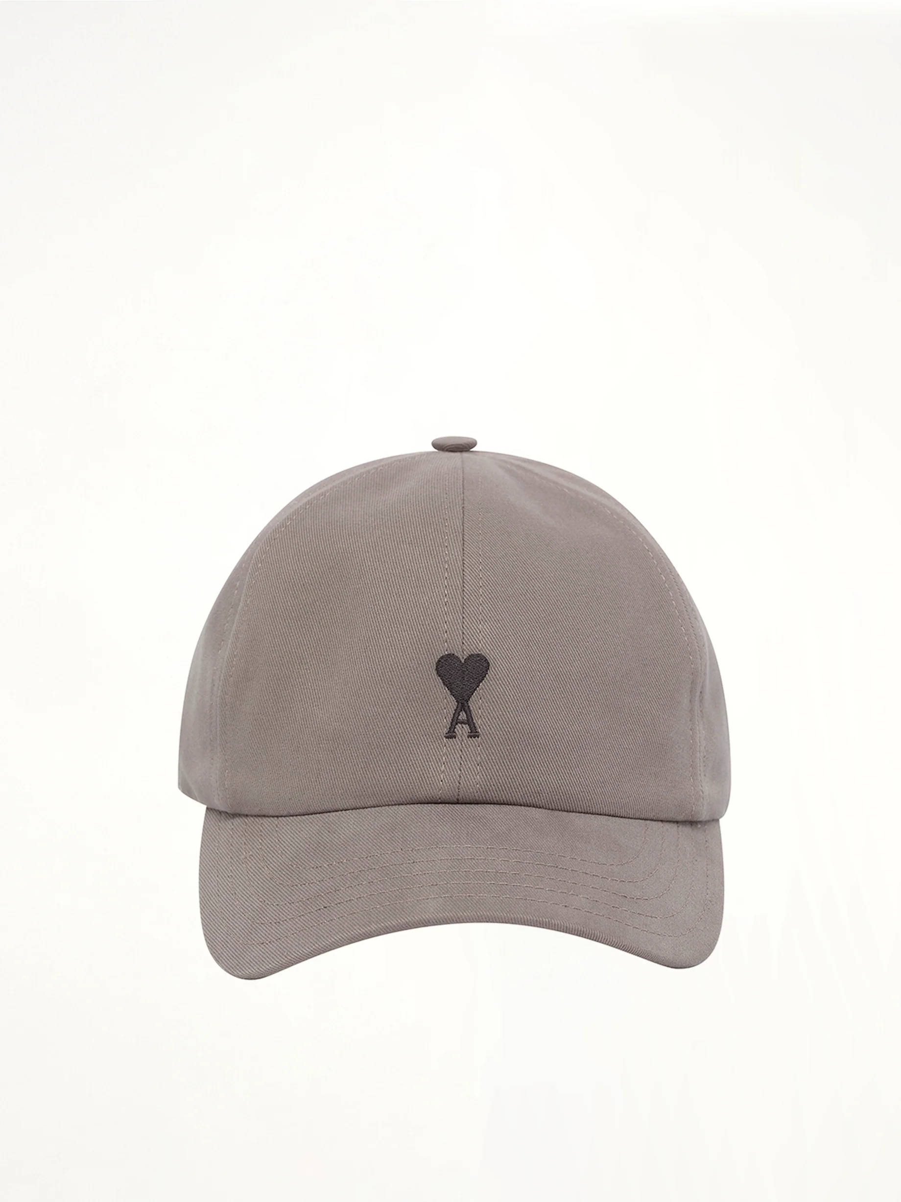 Black Ami De Coeur Embroidery Cap in Carbon