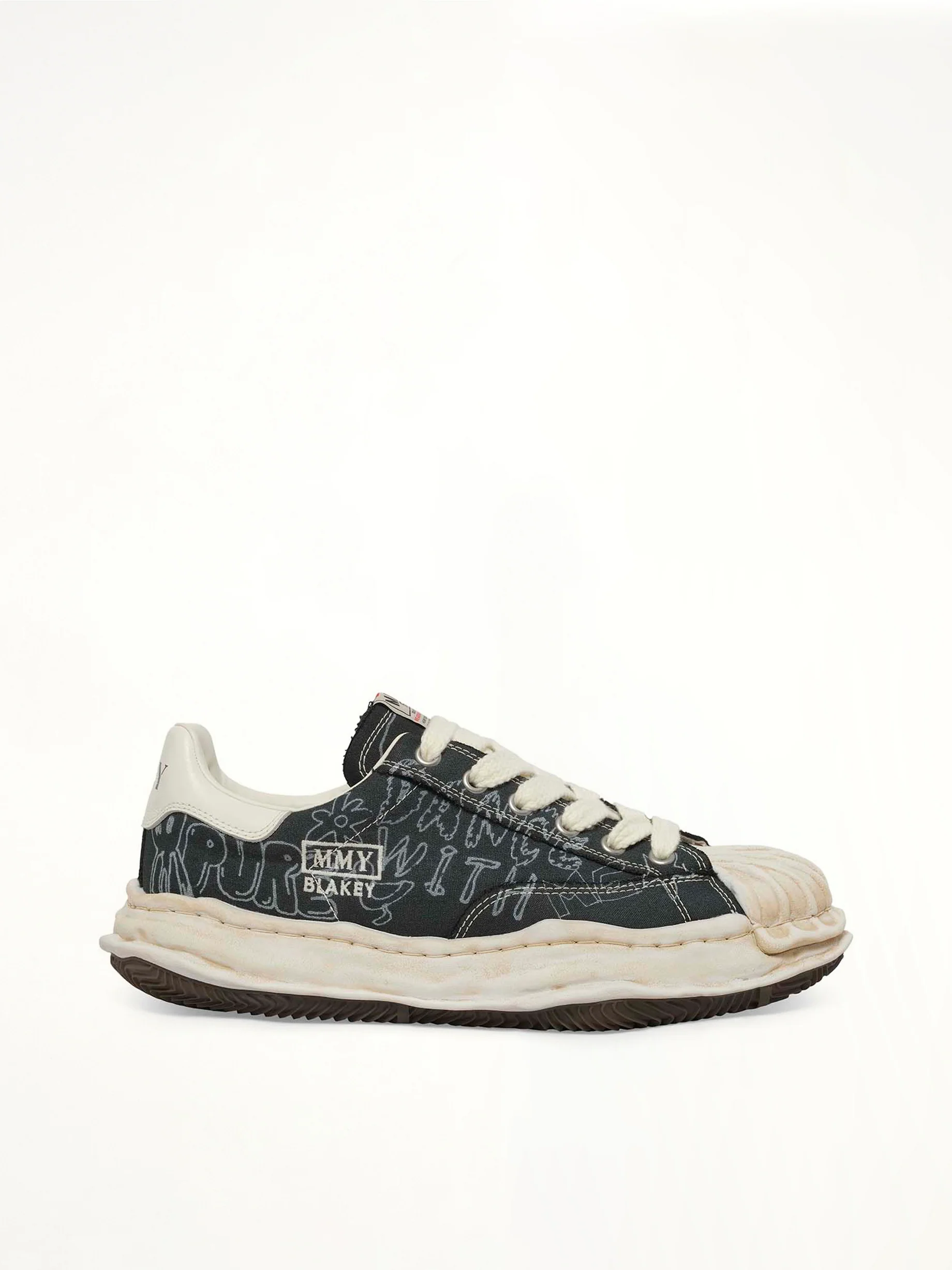 Blakey OG Graffiti Printed Sneaker in Black