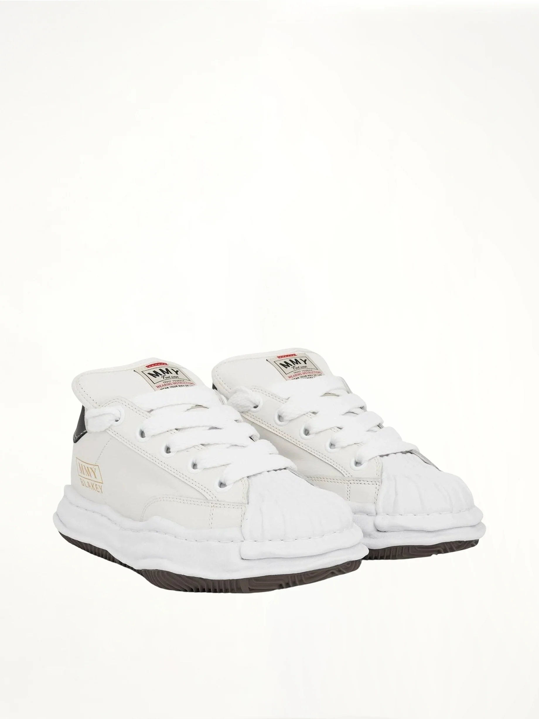Blakey OG Puffer Sneaker in White - Image 2