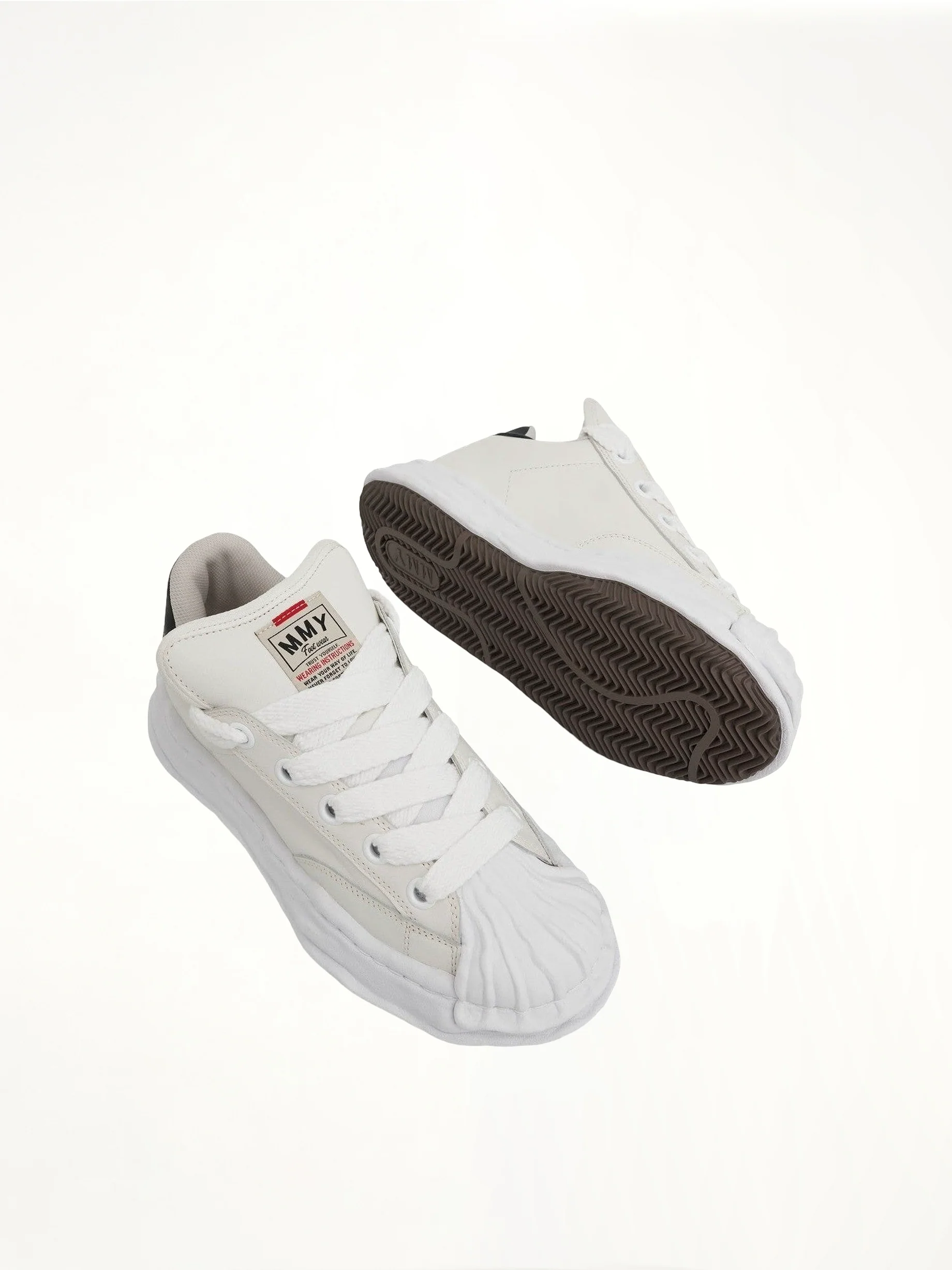 Blakey OG Puffer Sneaker in White - Image 4