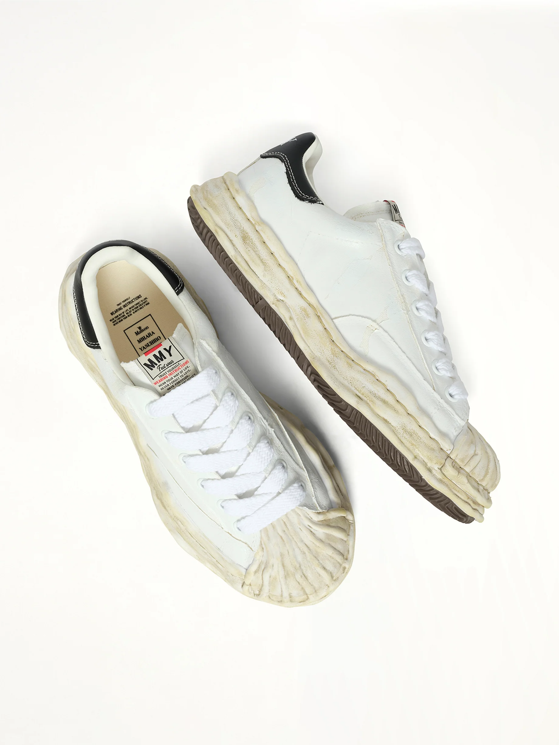 Blakey OG Torn Sneaker in White - Image 4