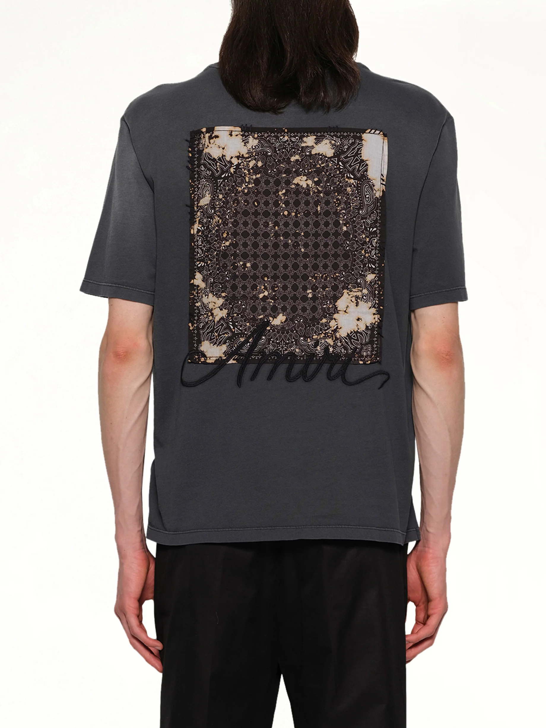 Bleach Bandana Patch T-Shirt in Black - Image 5