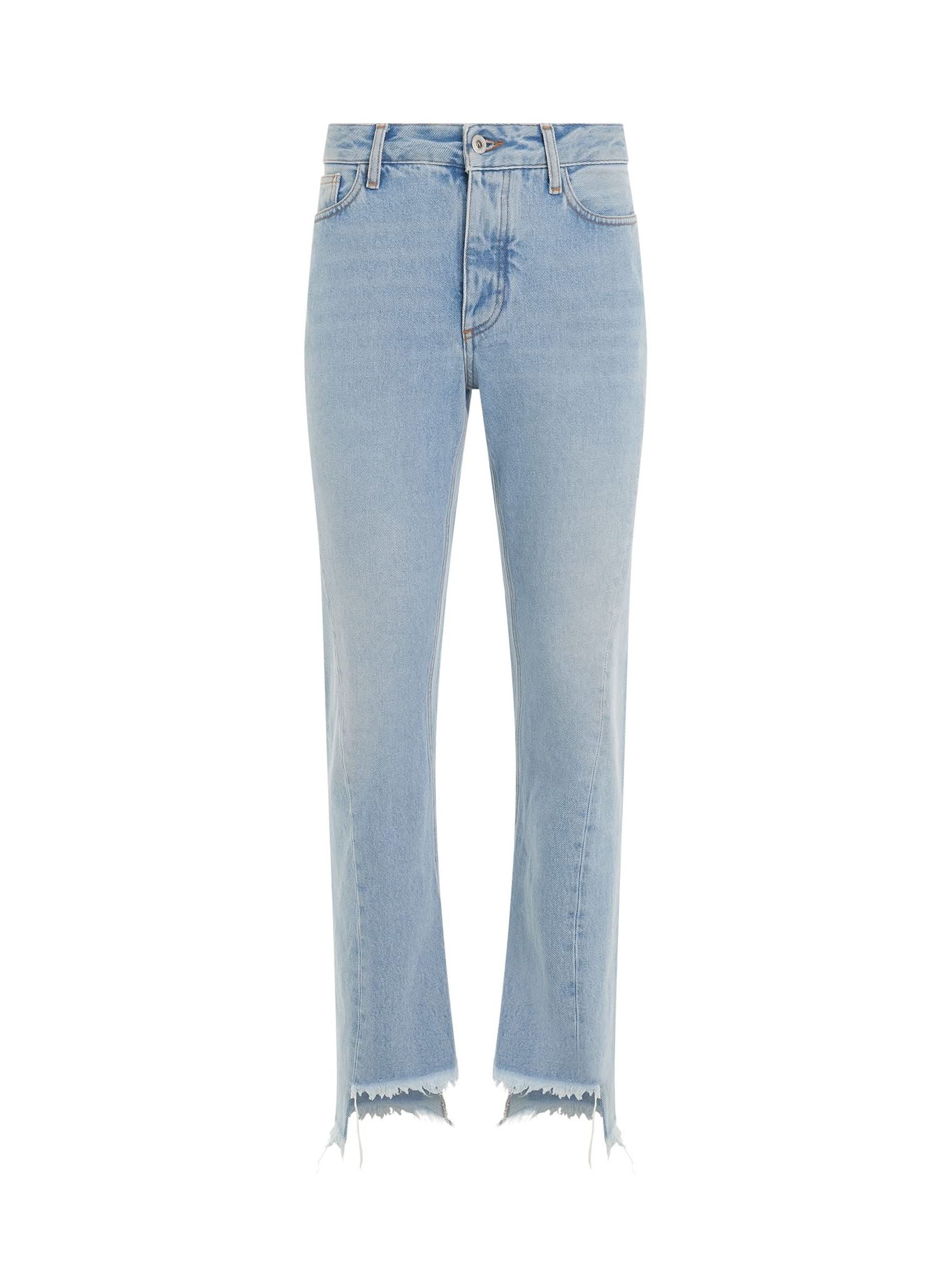 Bleach Twist Seamless Skinny Pants in Light Blue