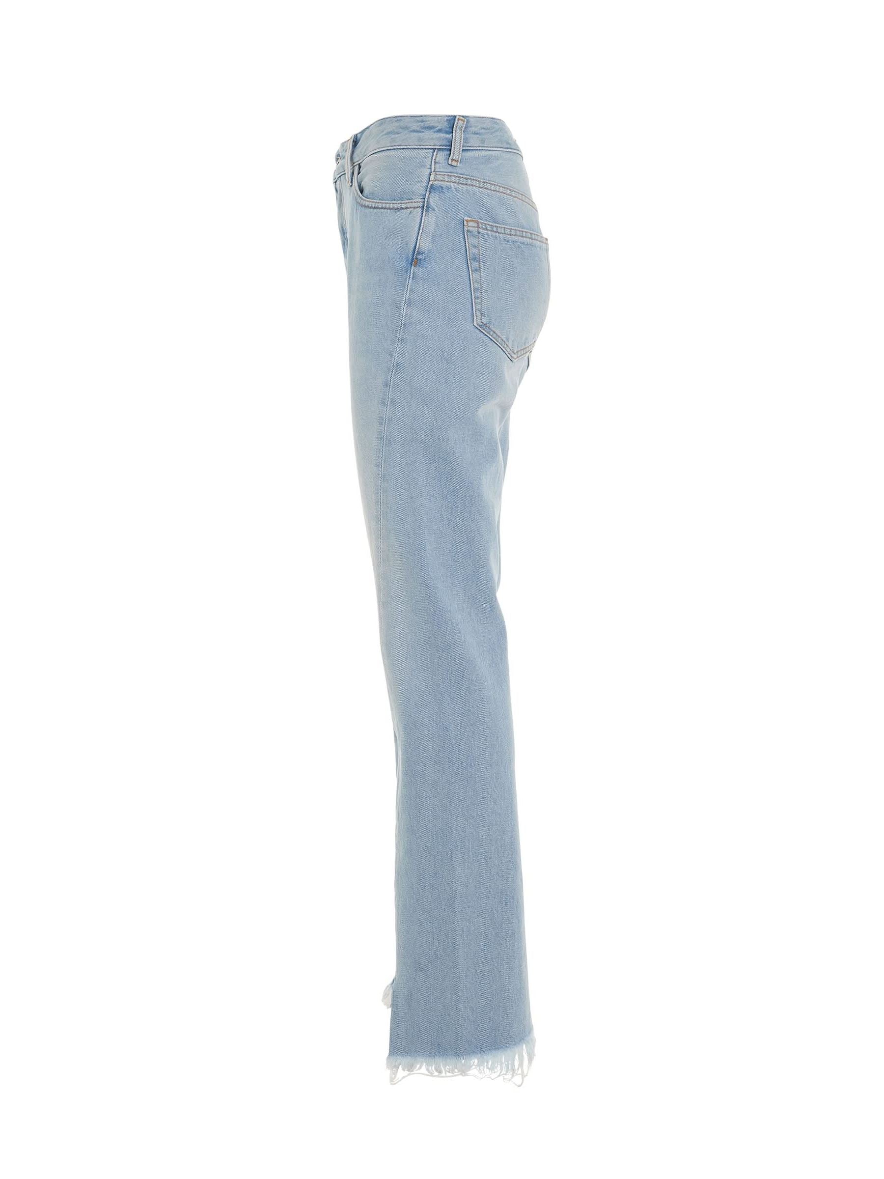 Bleach Twist Seamless Skinny Pants in Light Blue - Image 3