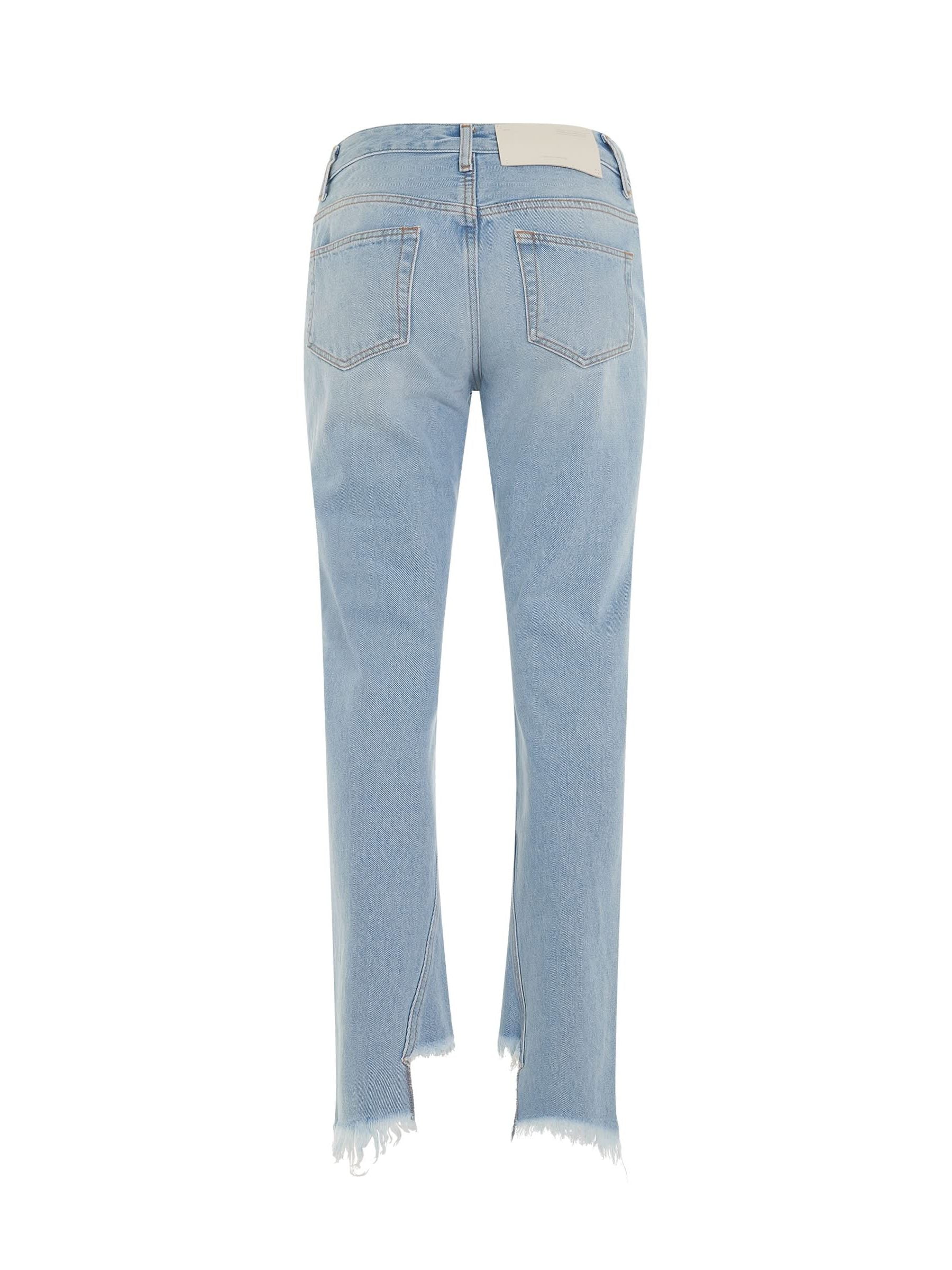 Bleach Twist Seamless Skinny Pants in Light Blue - Image 4