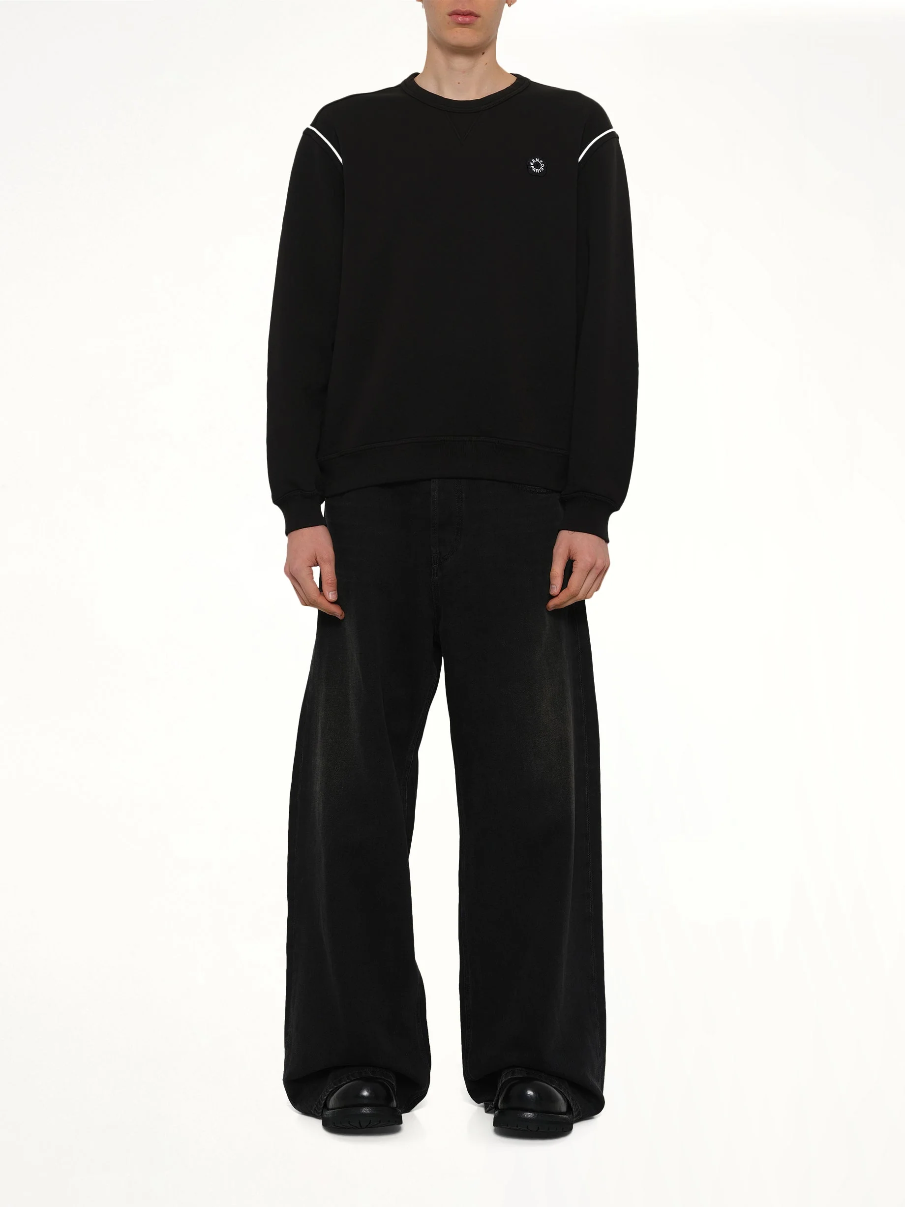 Boke Flower 2.0 Embroidered Classic Sweatshirt in Black - Image 7