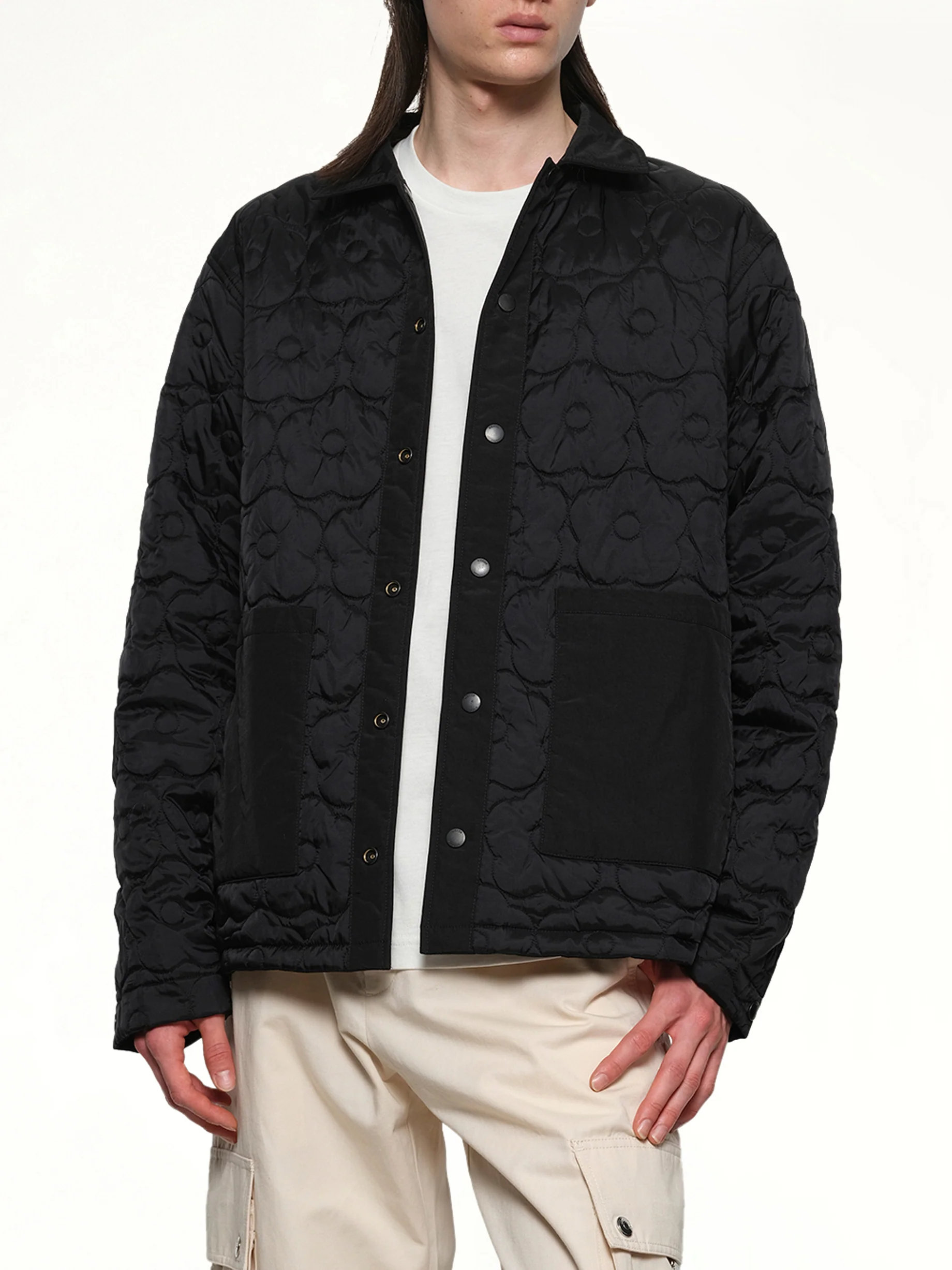 Boke Flower 2.0 Reversible Heavy Coach Jacket in Black - Image 13