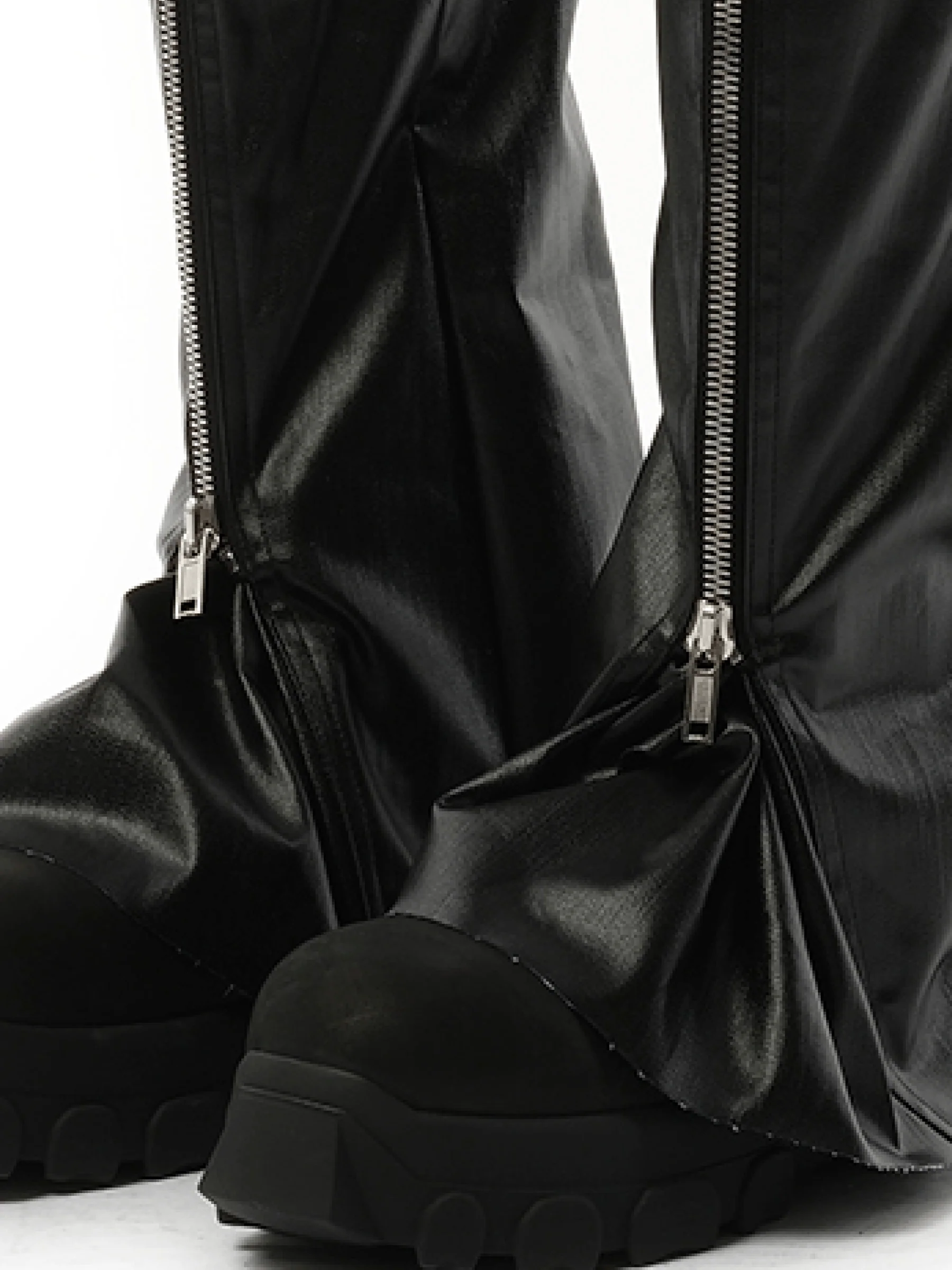 Coated Denim Bolan Banana in Black - Image 3