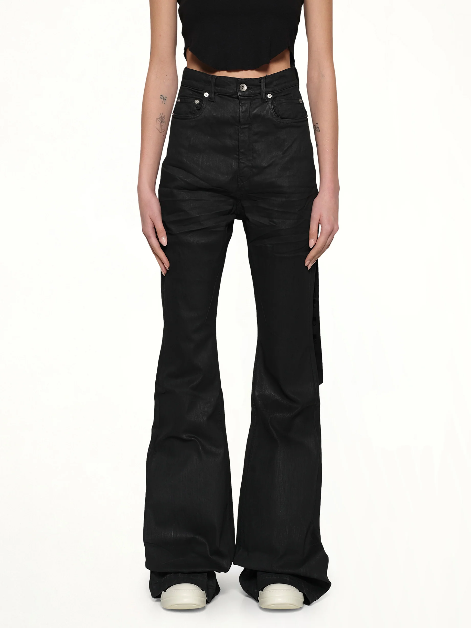 Bolan Bootcut in Black Wax