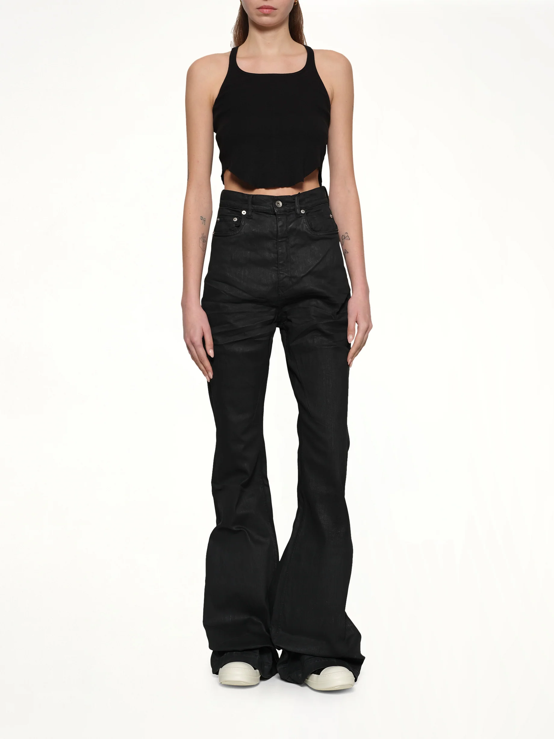 Bolan Bootcut in Black Wax - Image 4