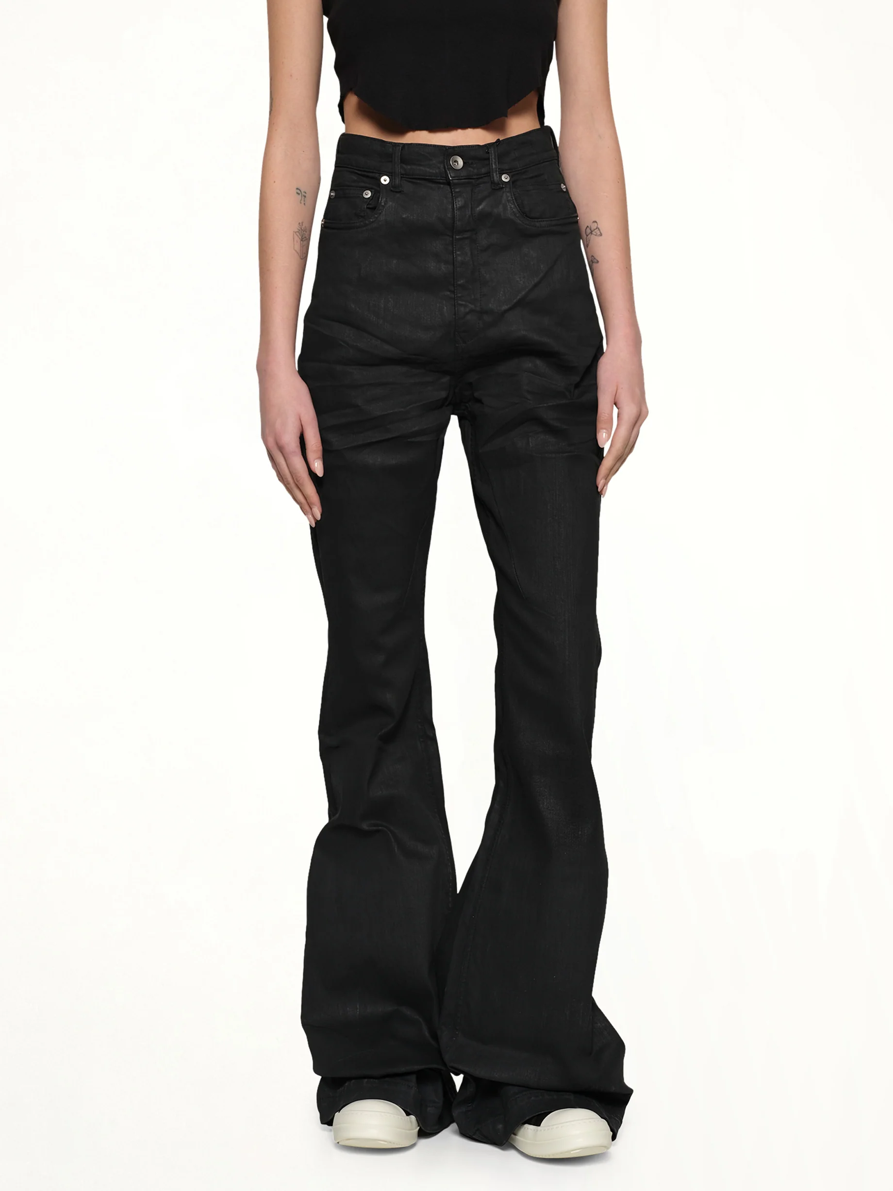 Bolan Bootcut in Black Wax - Image 6