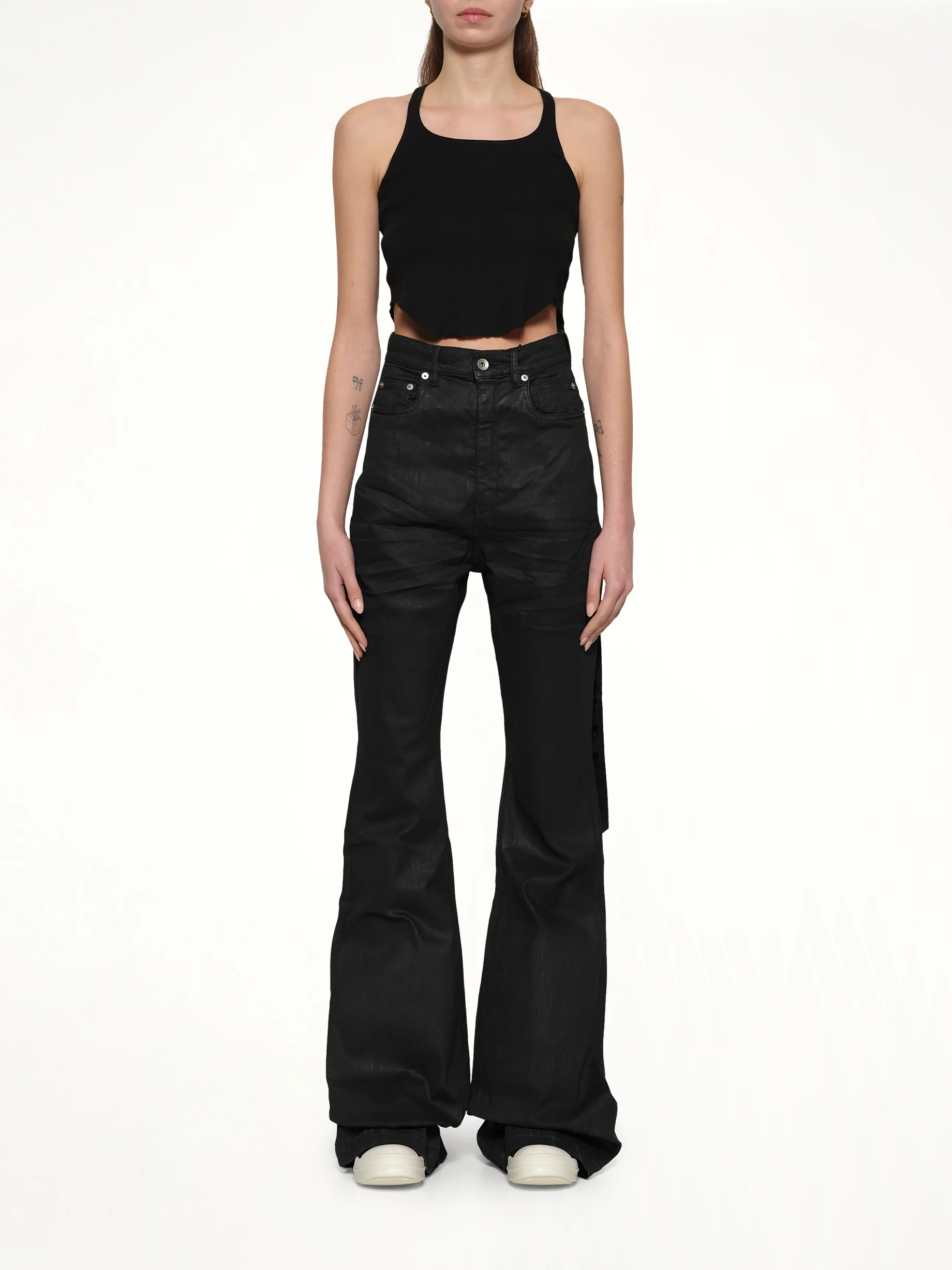 Bolan Bootcut in Black Wax - Image 7