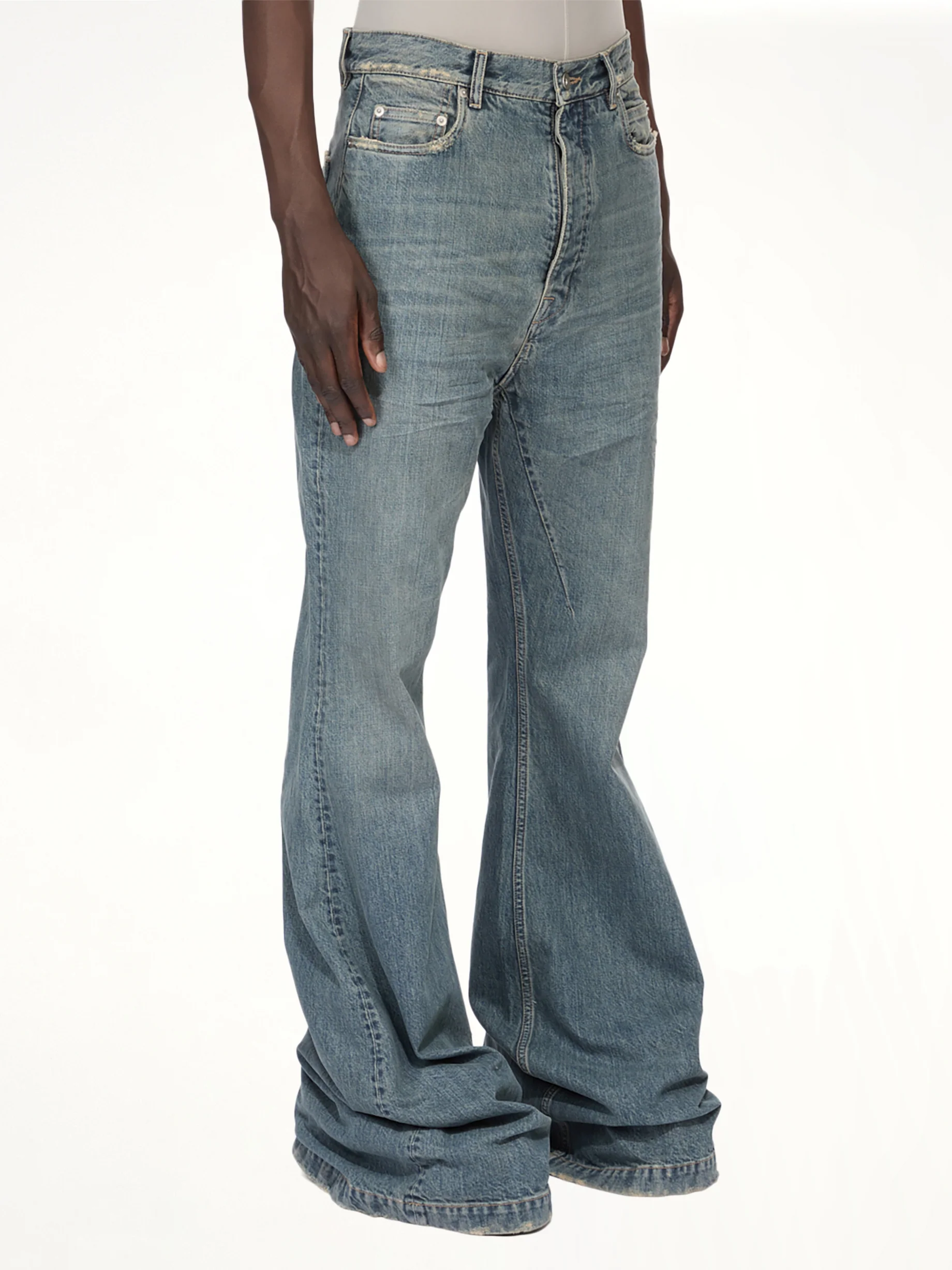 Bolan Bootcut Jeans in Washed Indigo - Image 3