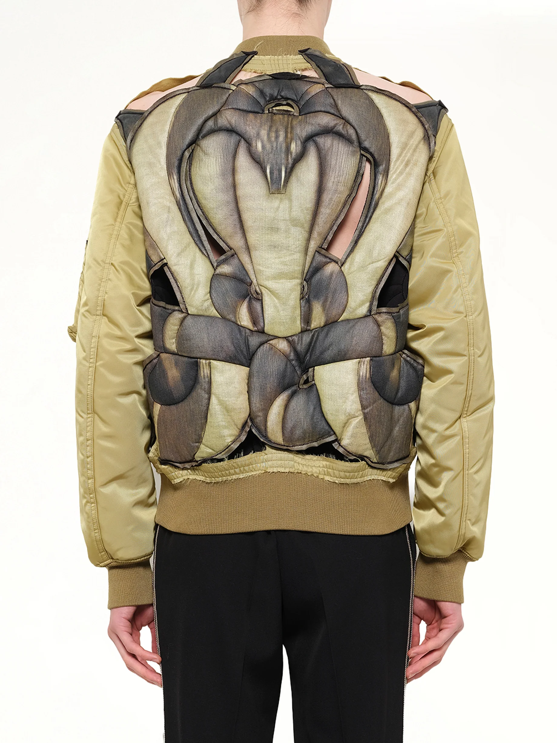 Bomber Jacket in Bronze - Image 3