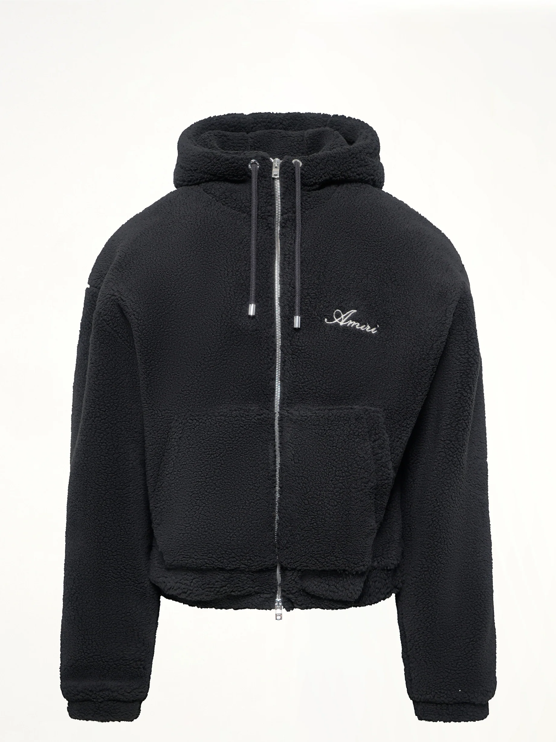 Bones Fleece Zip Hoodie in Black - Image 2