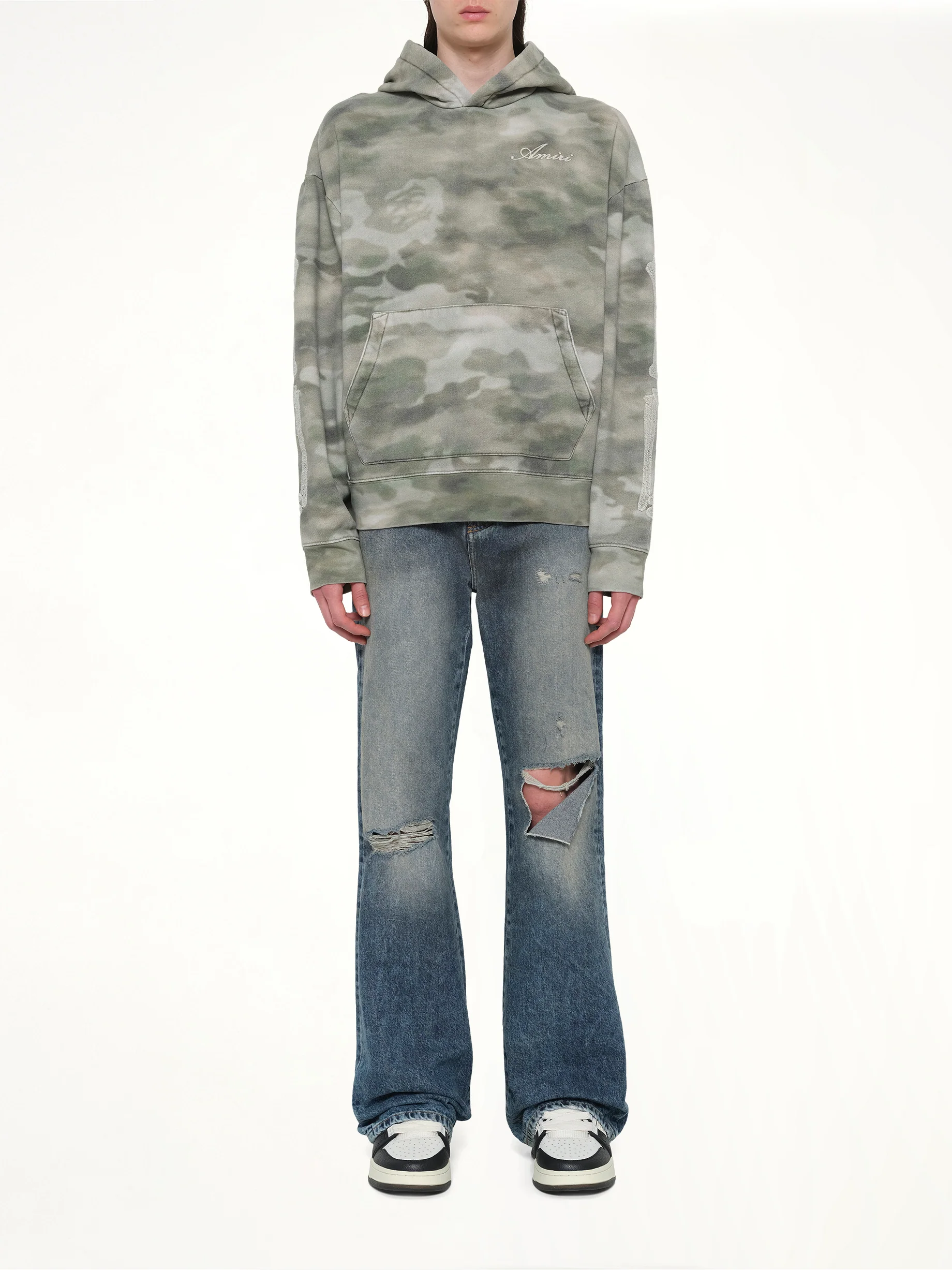 Bones Oversized Hoodie in Camo - Image 7