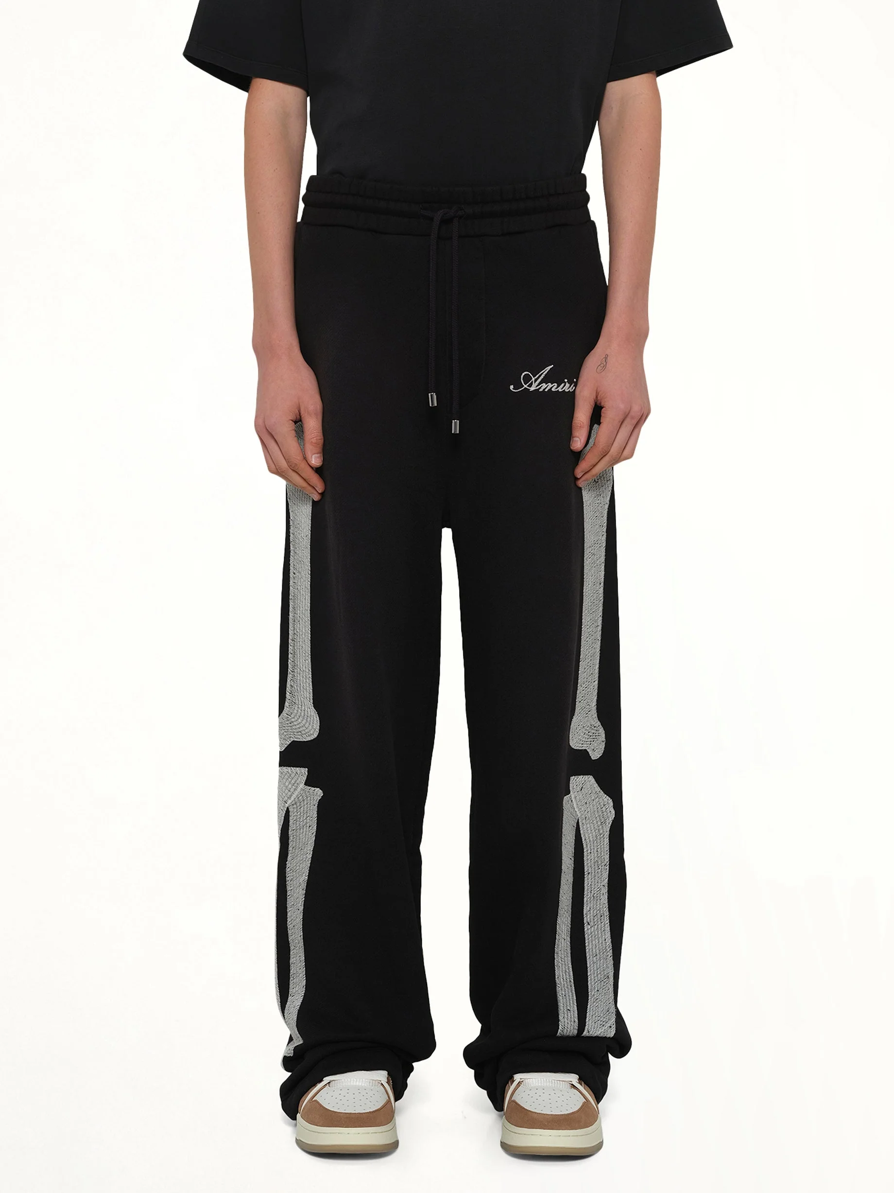 Bones Oversized Sweatpant in Black