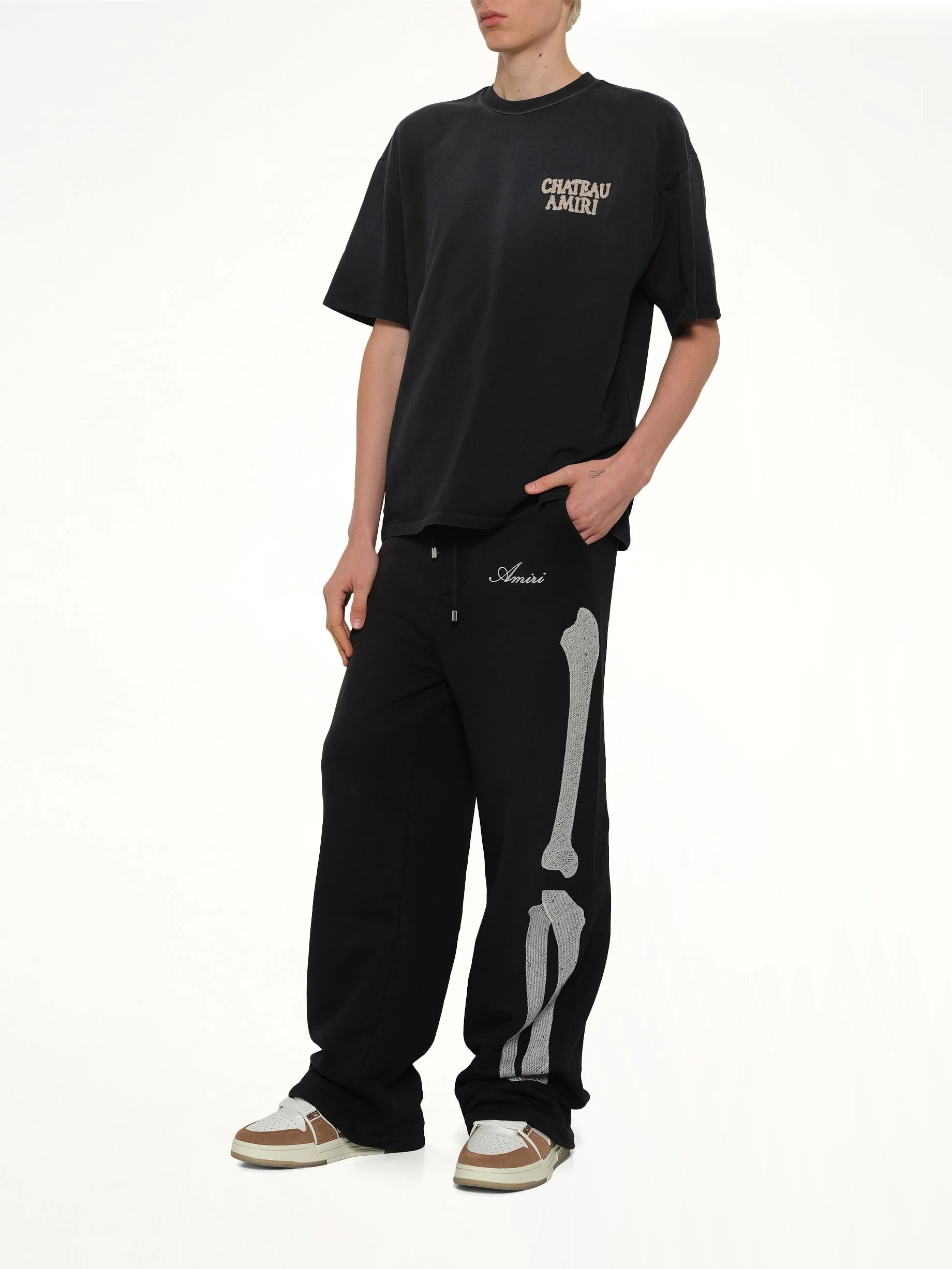 Bones Oversized Sweatpant in Black - Image 4