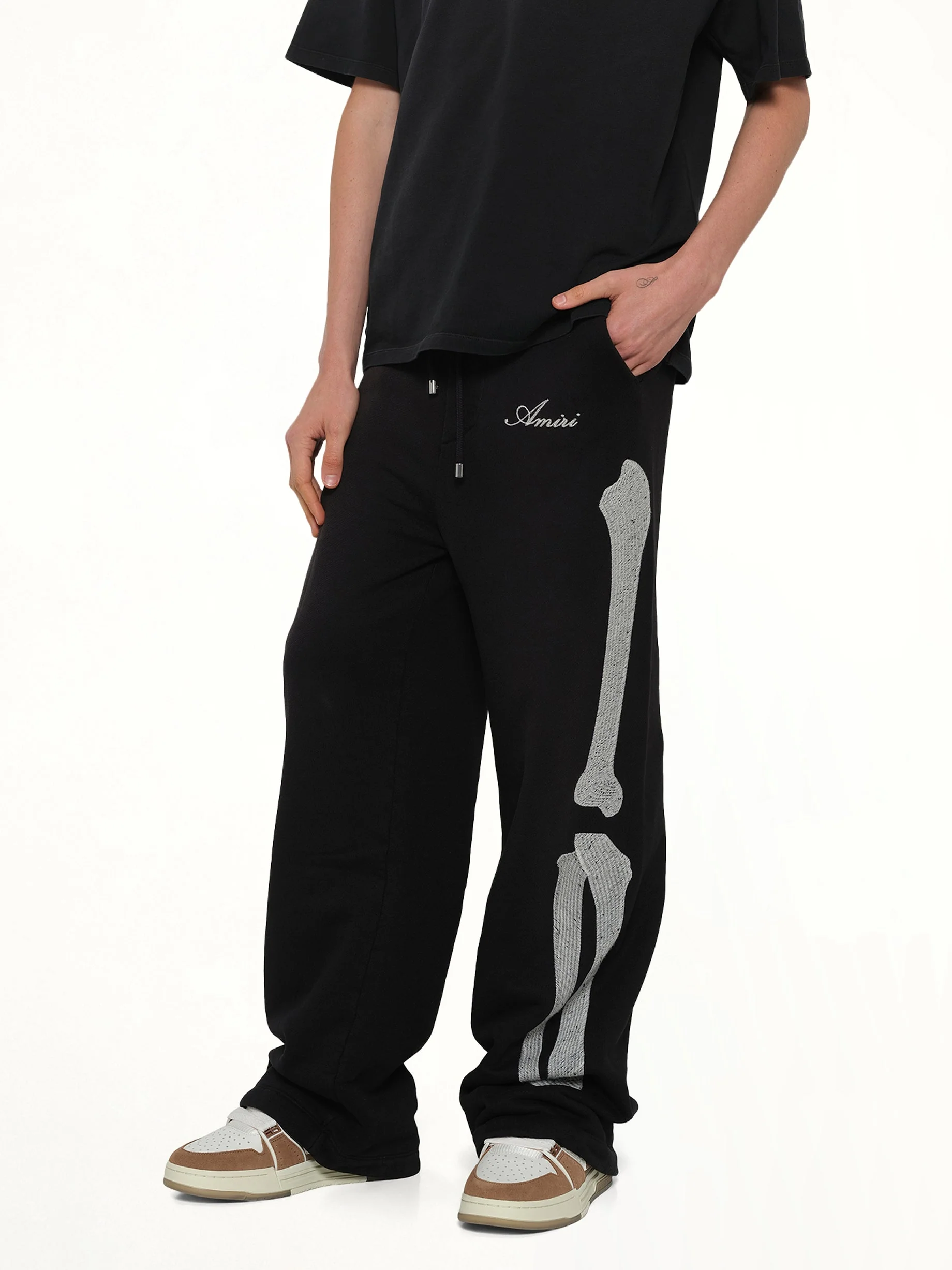 Bones Oversized Sweatpant in Black - Image 6