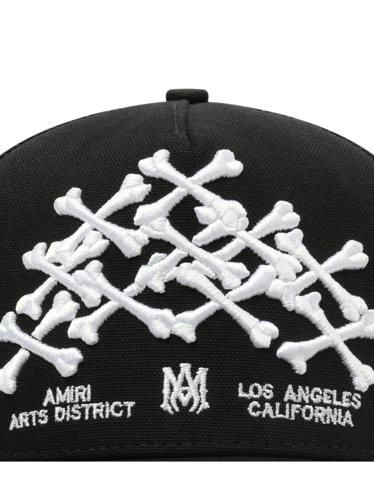 Bones Stacked Trucker Hat in Black - Image 3