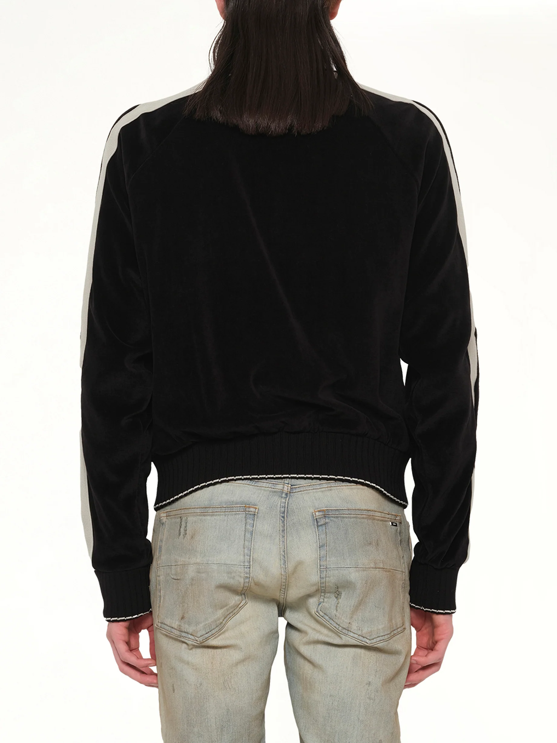 Bones Track Jacket in Black - Image 5