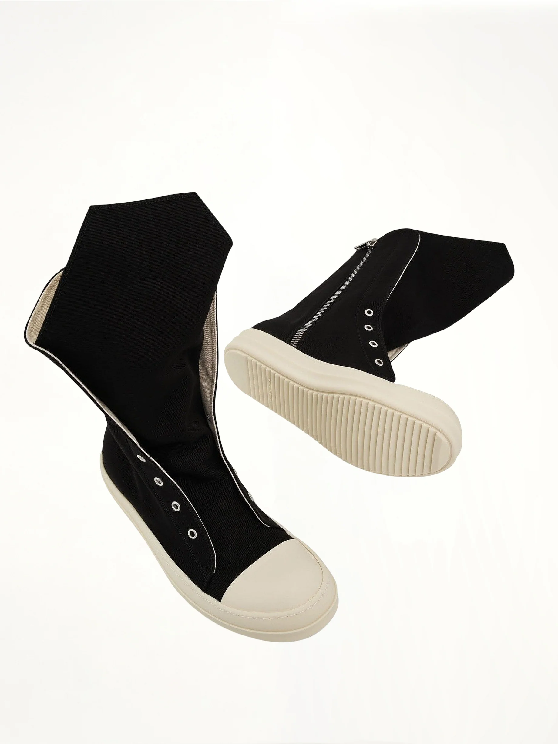 Boot Sneaker in Black/Milk - Image 4