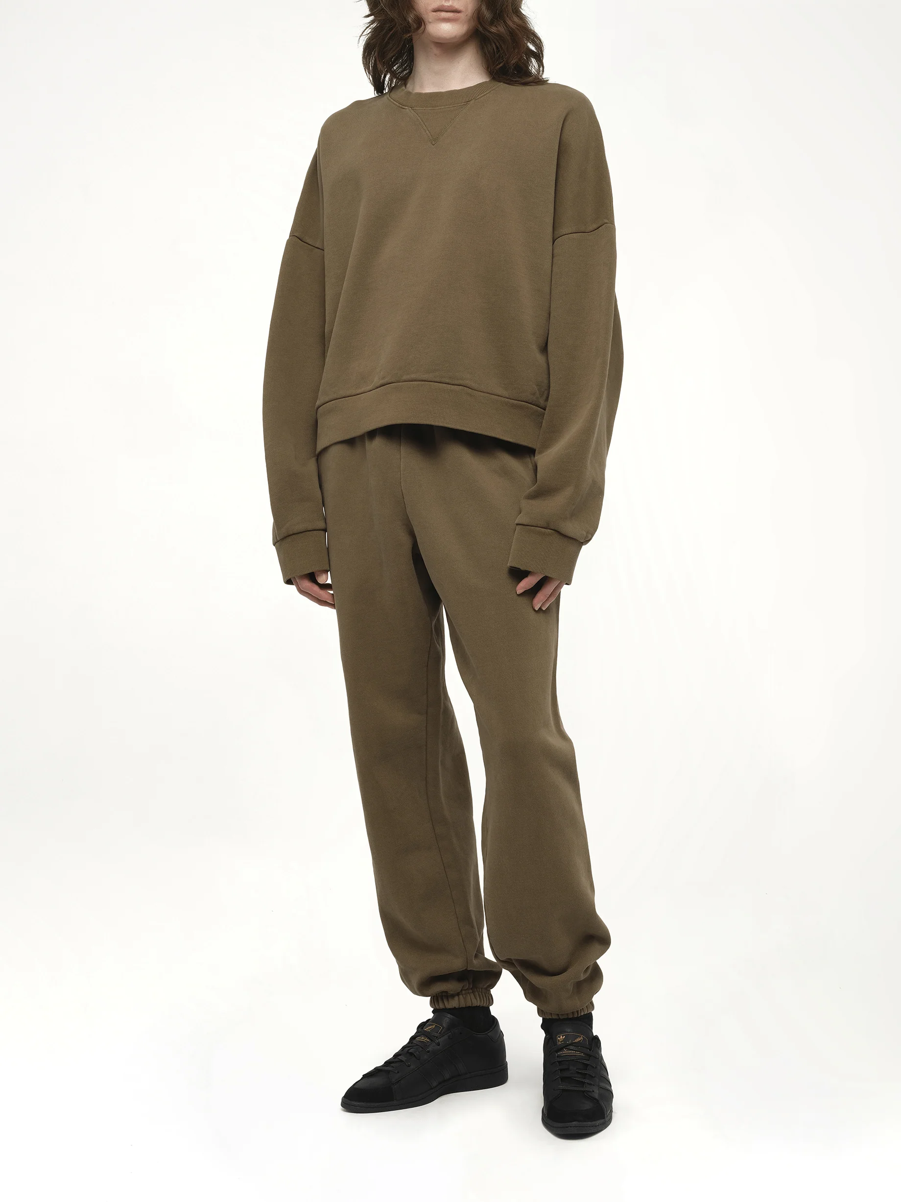 Box Sweatshirt in Military - Image 4