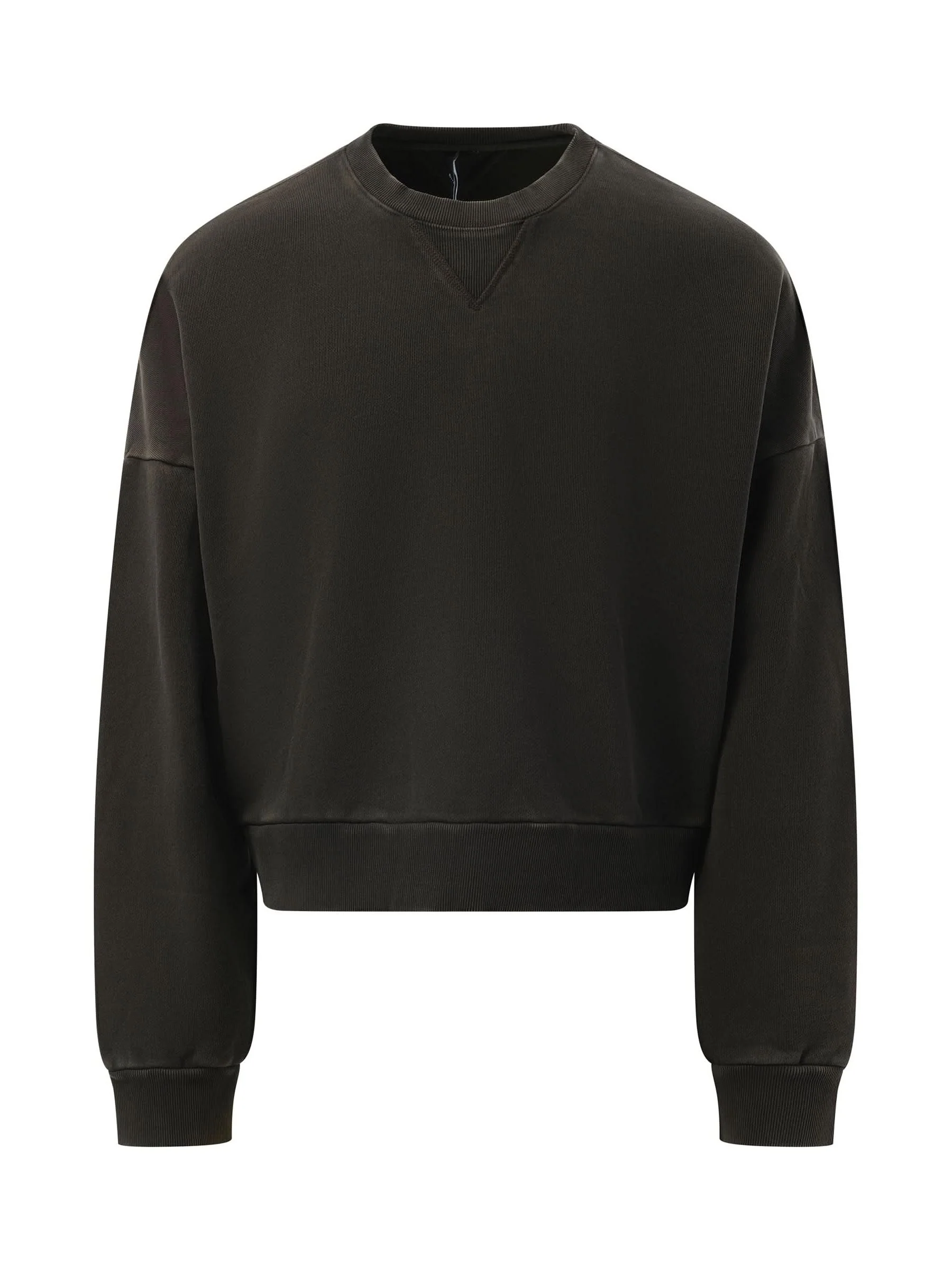 Box Sweatshirt in Washed Black - Image 2