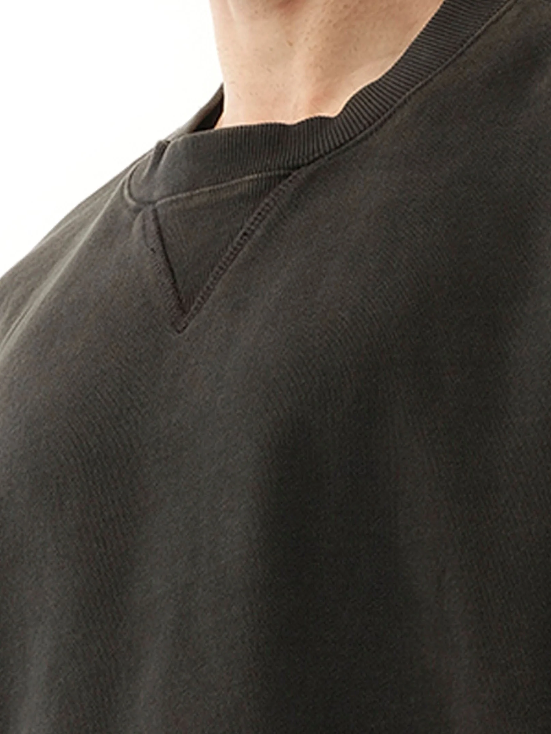 Box Sweatshirt in Washed Black - Image 3