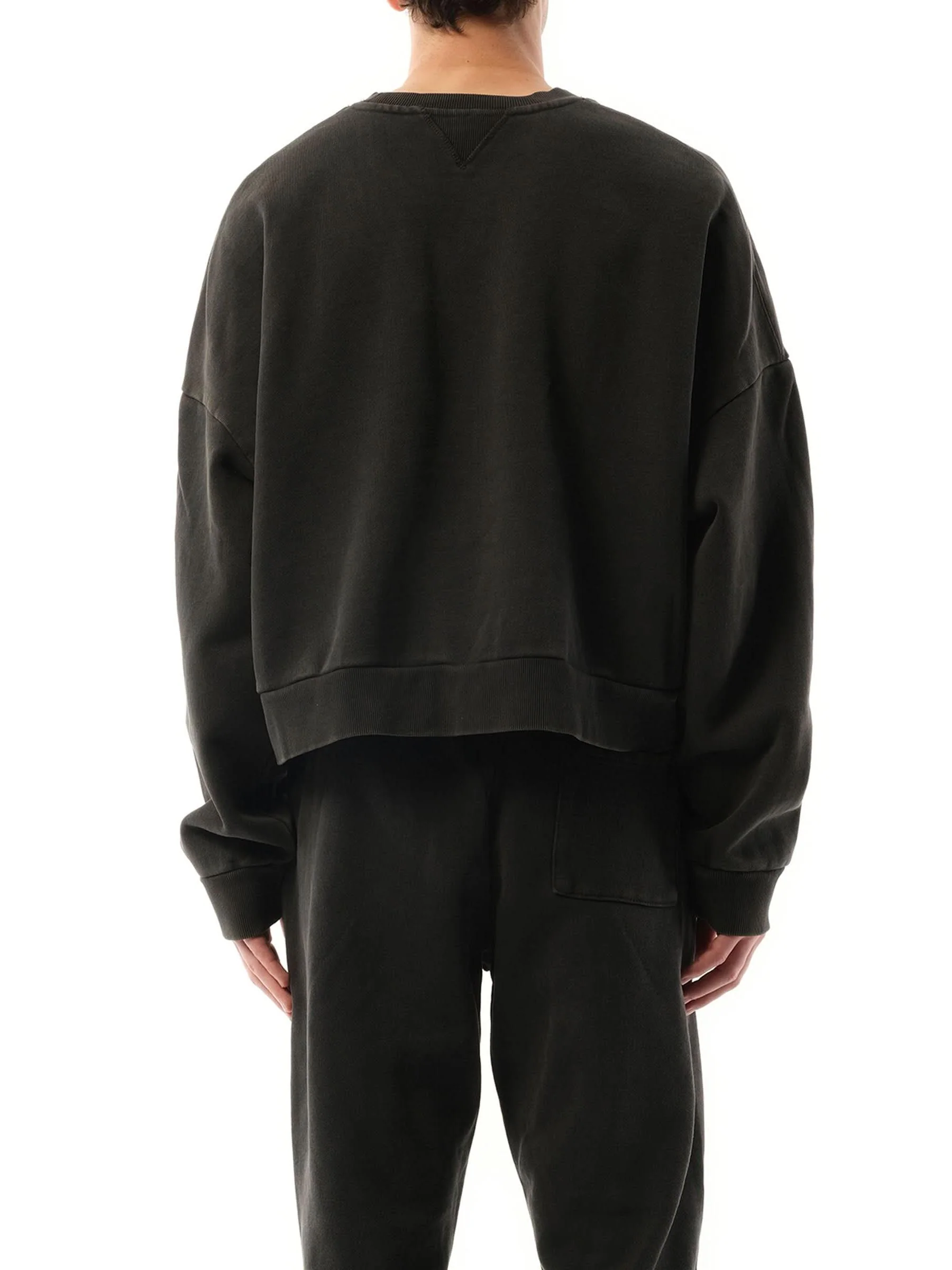Box Sweatshirt in Washed Black - Image 6