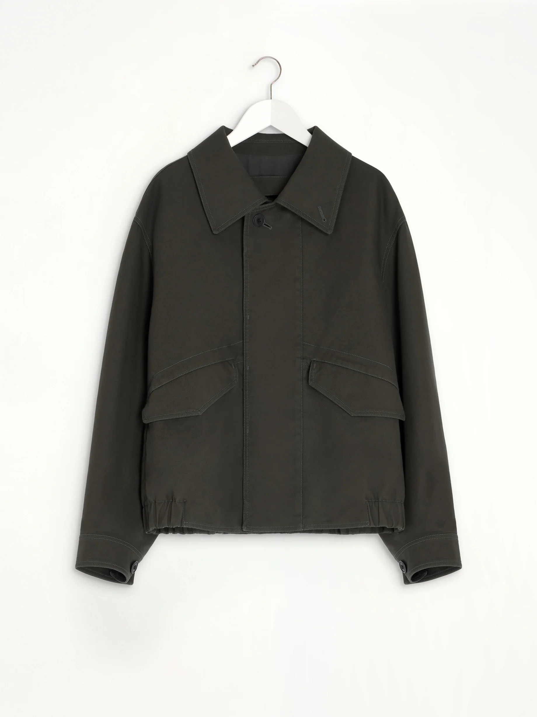 Boxy Blouson in Espresso - Image 2