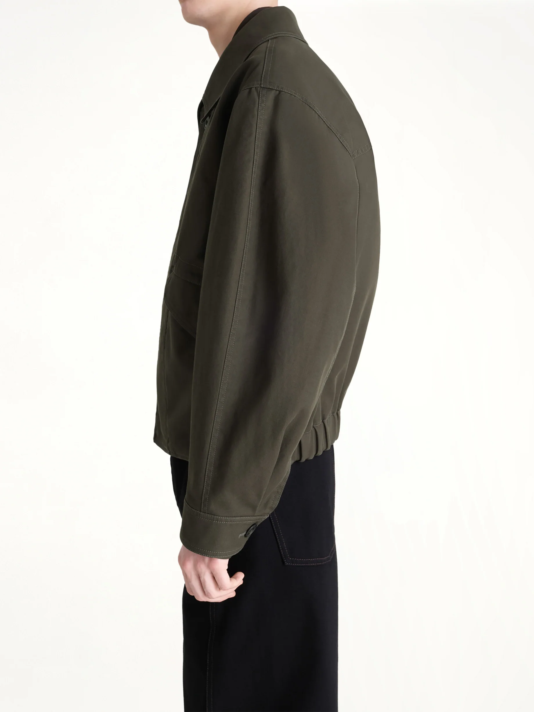 Boxy Blouson in Espresso - Image 3