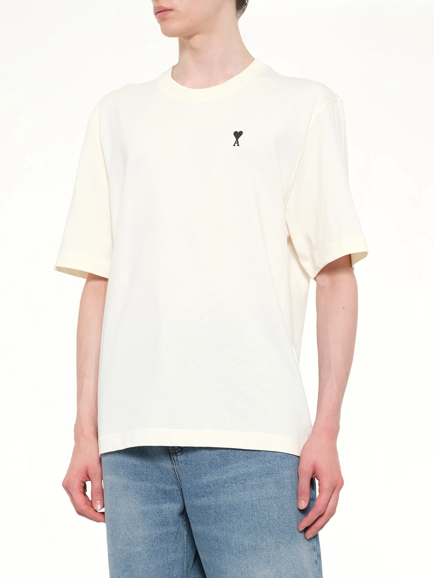 Boxy Fit ADC T-Shirt in Cream - Image 6