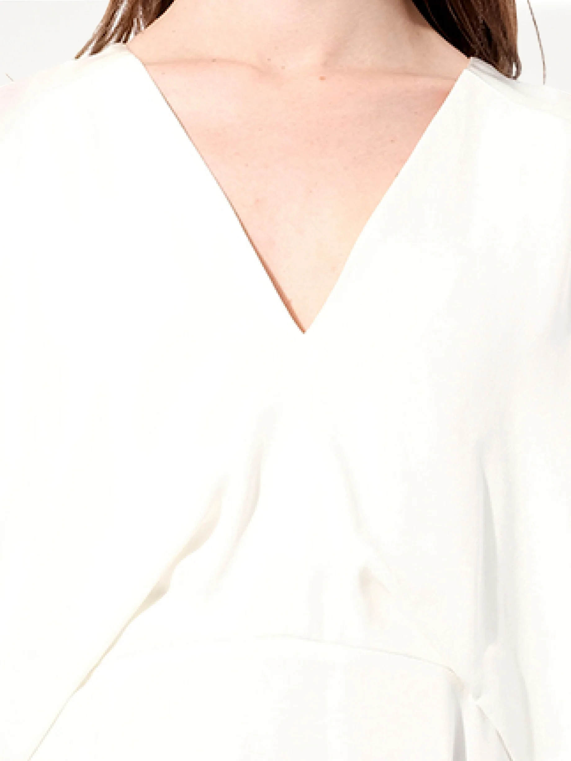 Breezy Romantic Short Sleeve Dress in White - Image 2