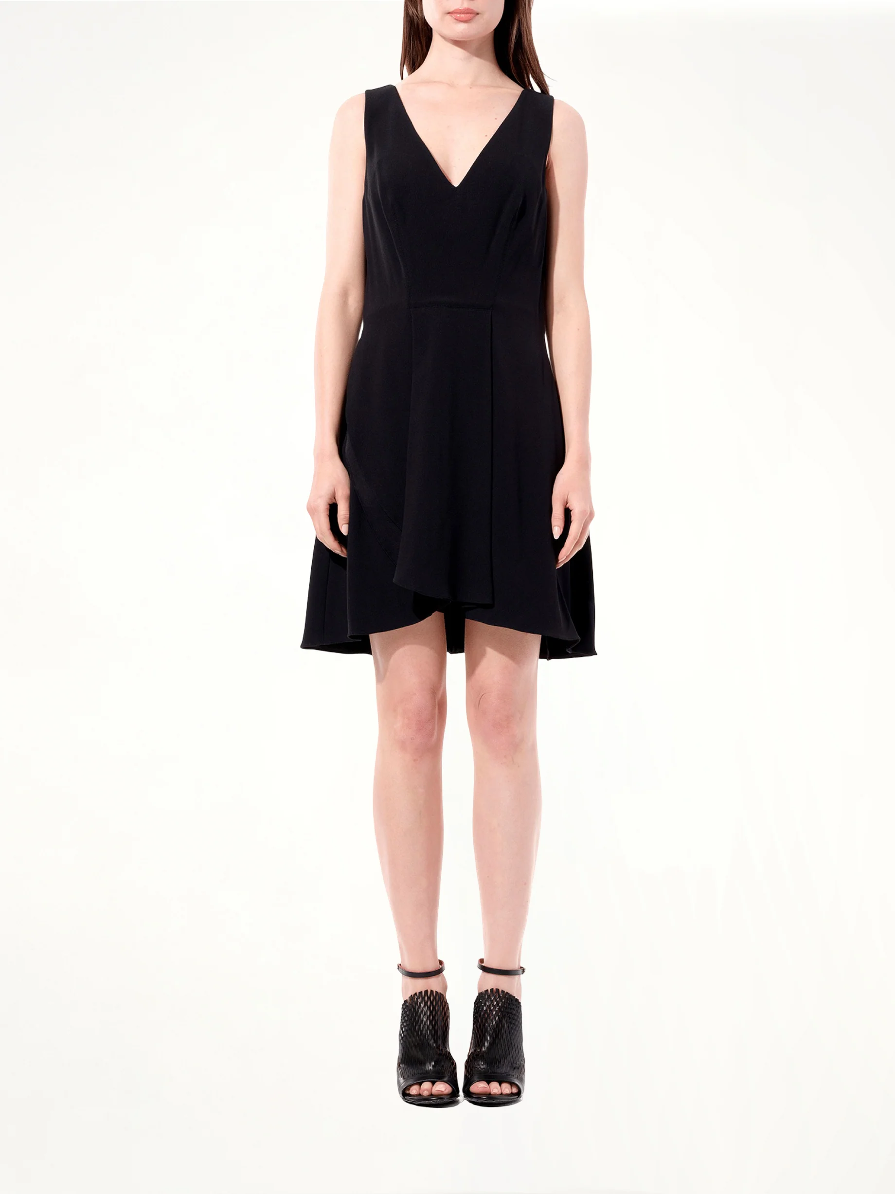 Breezy Short Sleeve Dress in Black - Image 4