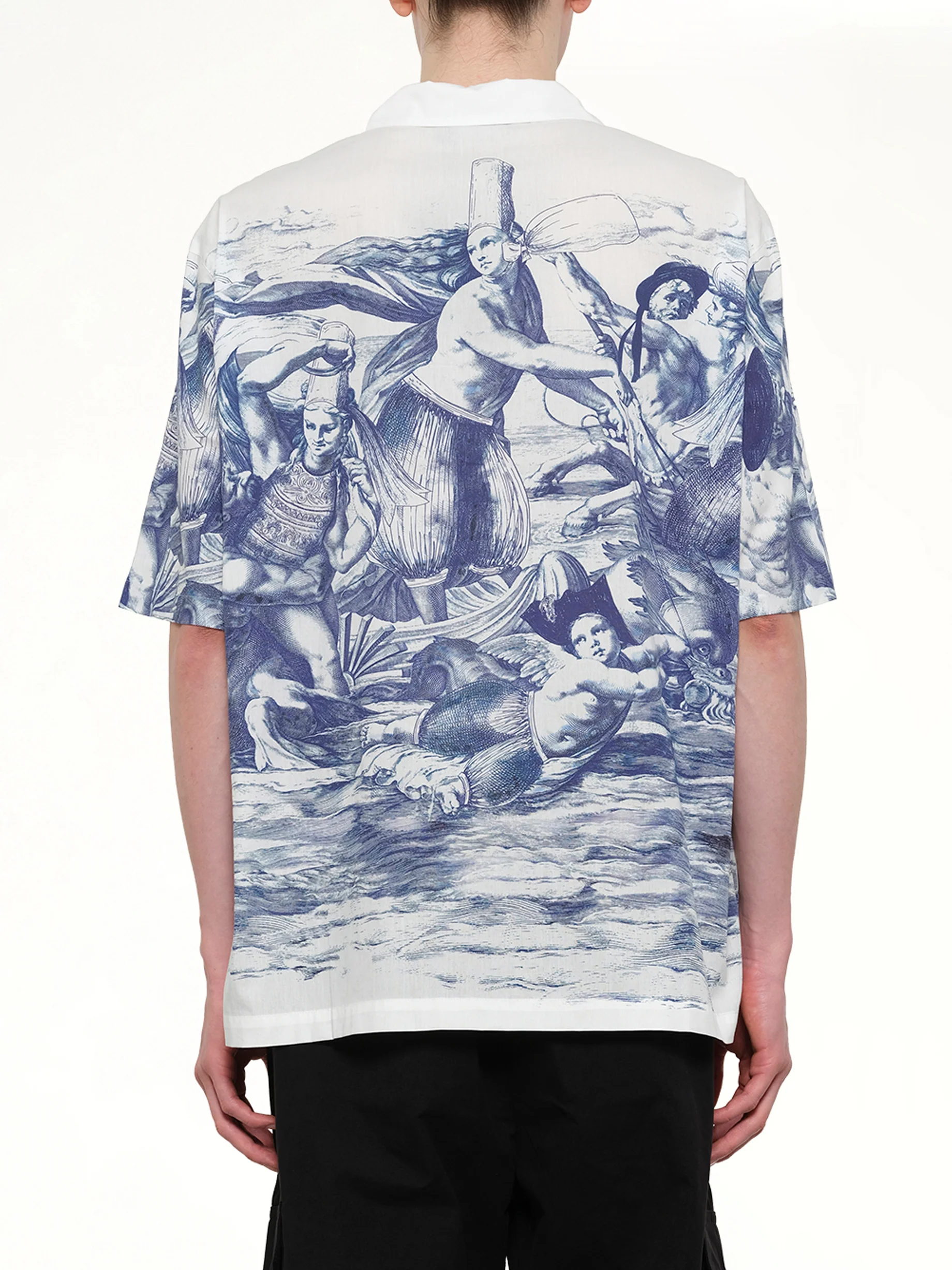 Breizh Print Cuba Shirt in Blue - Image 5