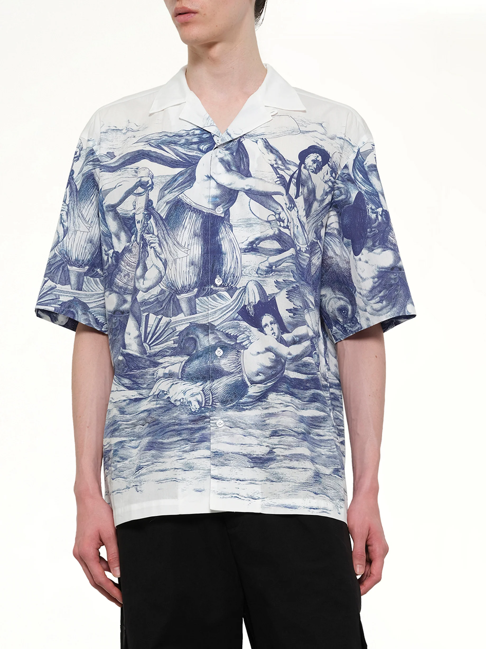 Breizh Print Cuba Shirt in Blue - Image 6